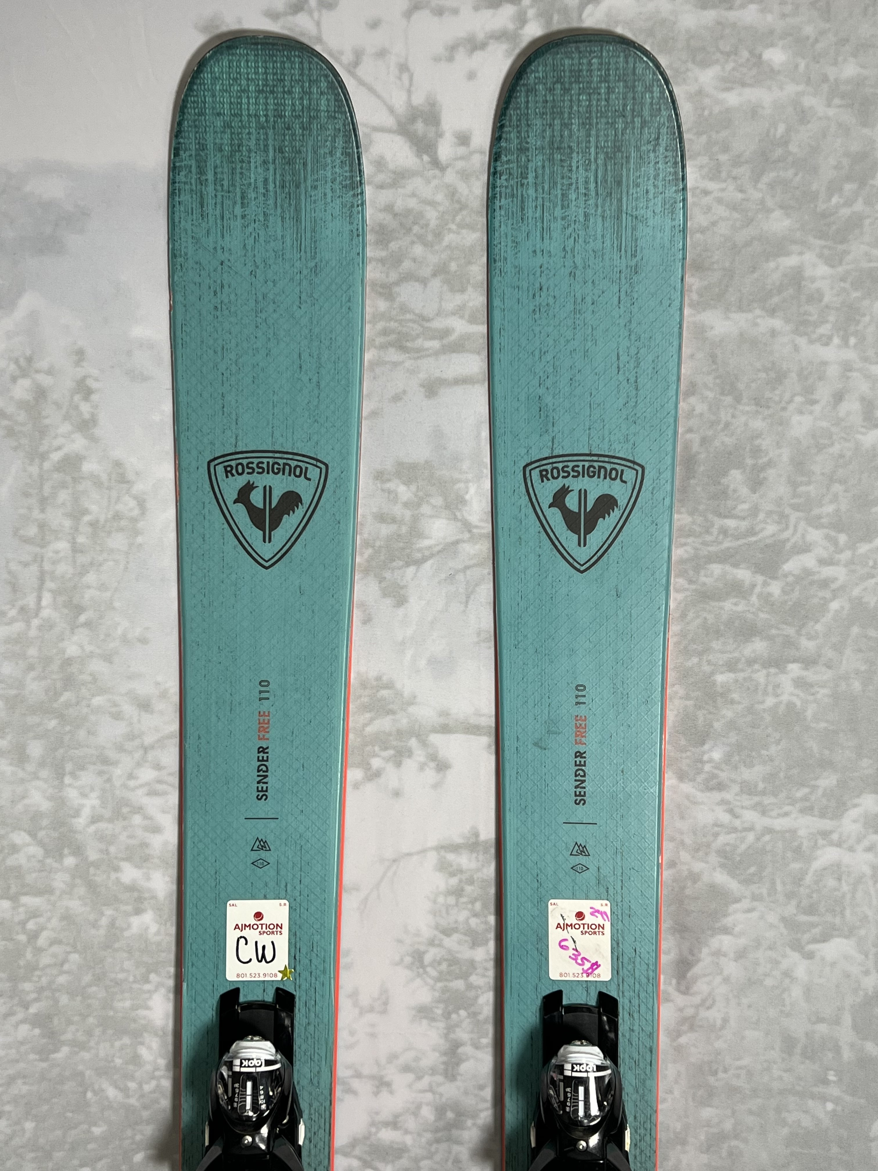 Used Rossignol Sender Free 110 184 cm 2025 w/Look Konect GW A GW Demo Bindings