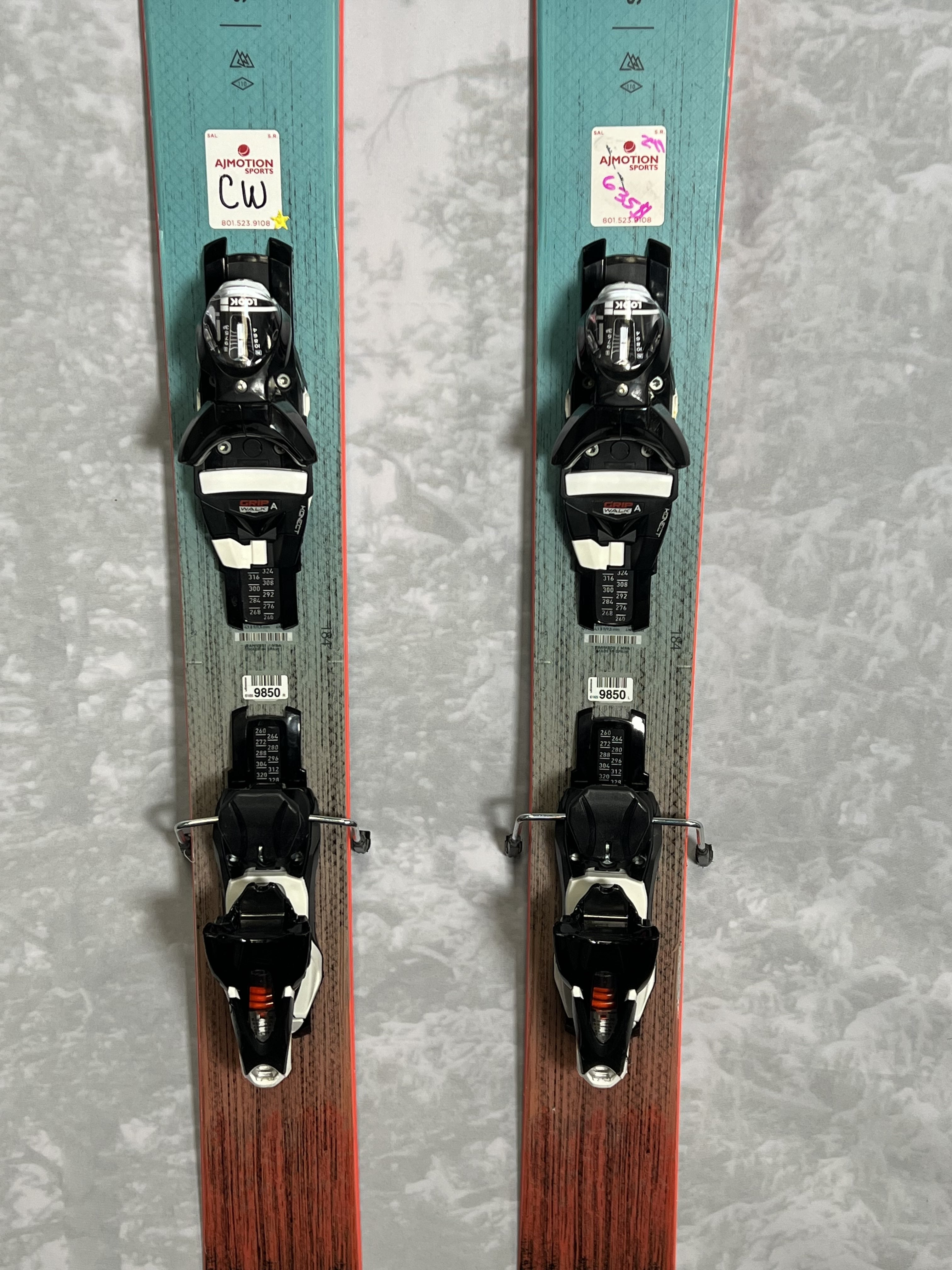 Used Rossignol Sender Free 110 184 cm 2025 w/Look Konect GW A GW Demo Bindings