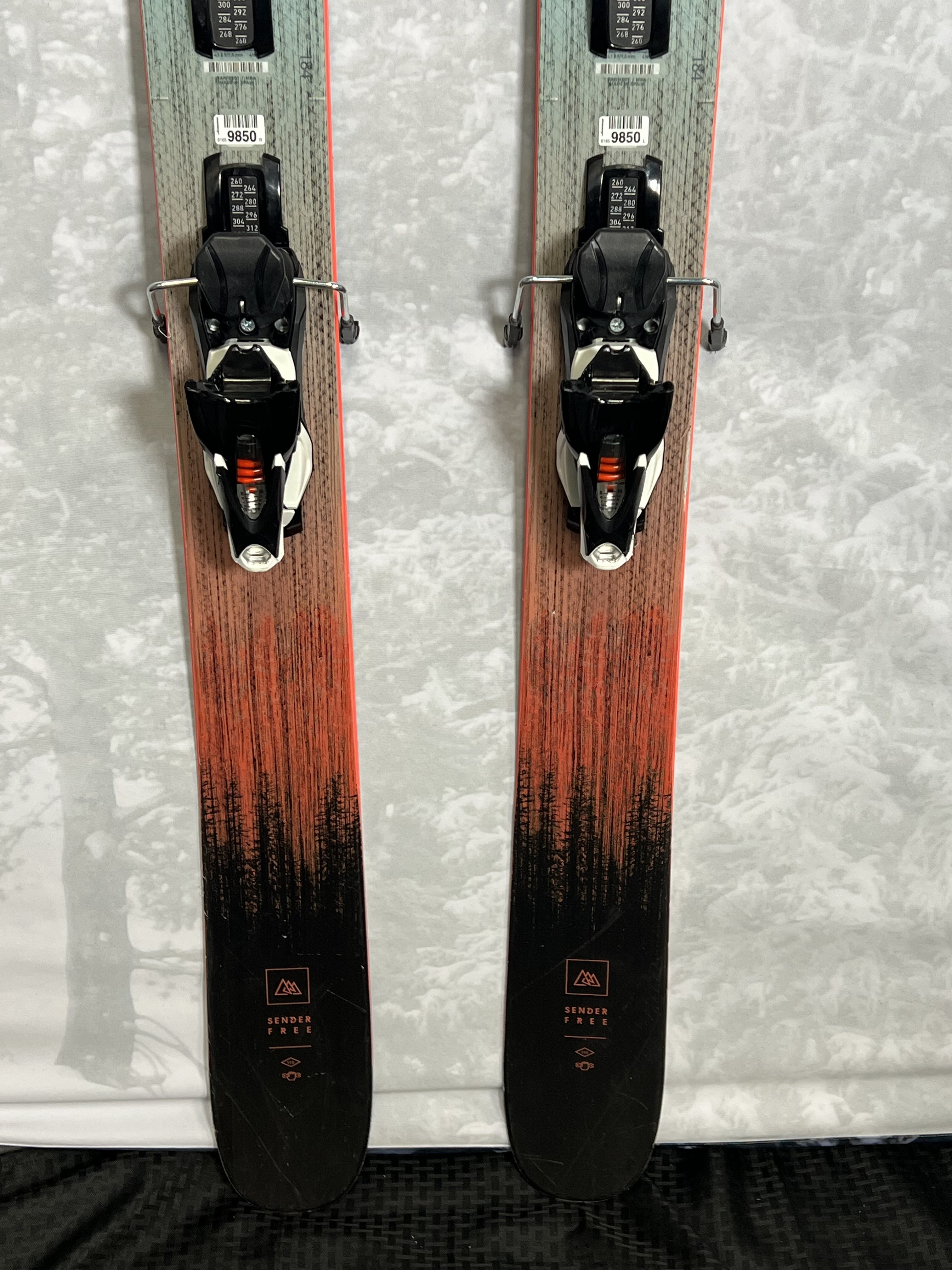 Used Rossignol Sender Free 110 184 cm 2025 w/Look Konect GW A GW Demo Bindings
