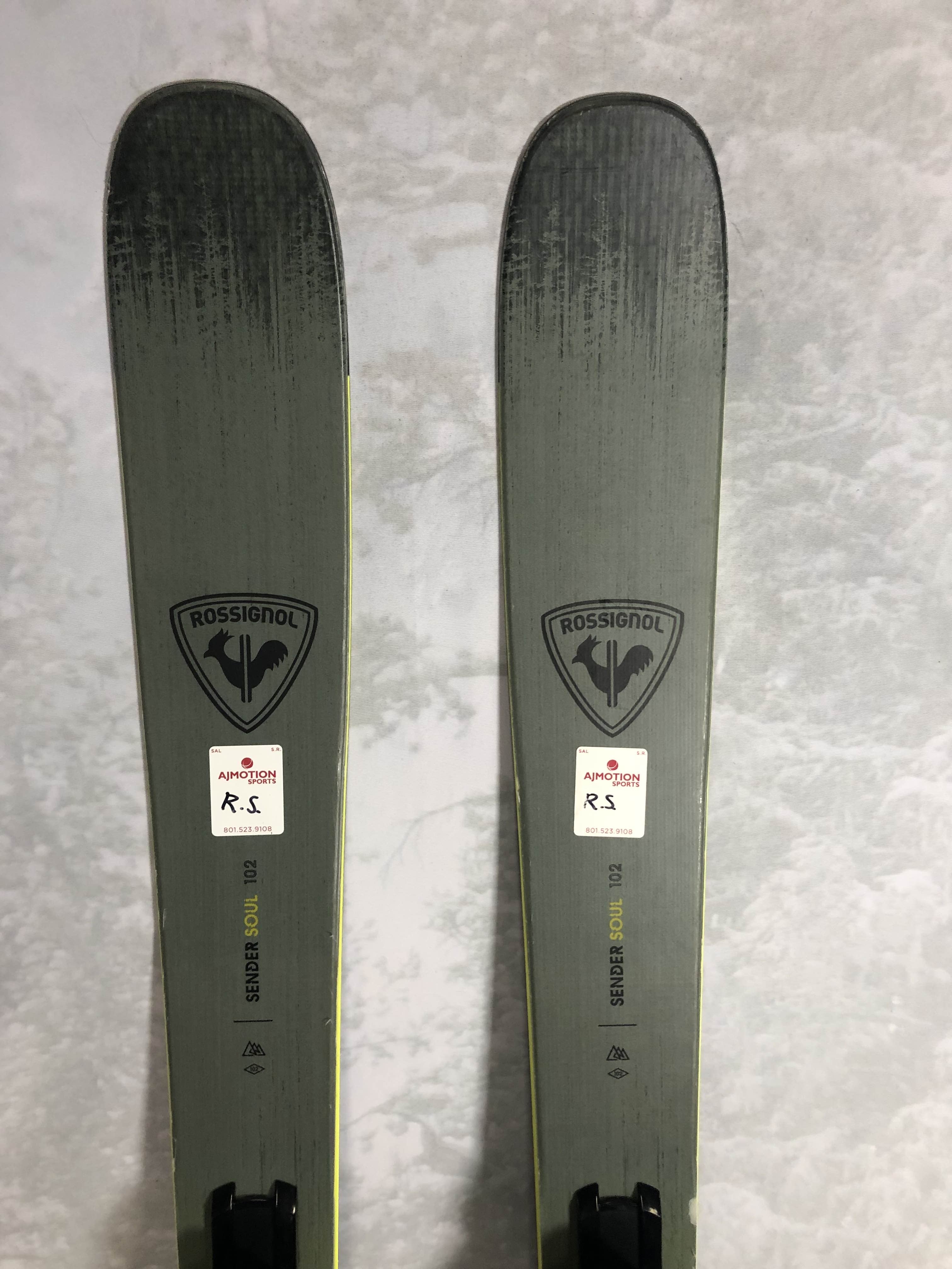 Used 2025 Rossignol Sender Soul 102- 172 cm Skis w/Look Konect GW Demo Bindings
