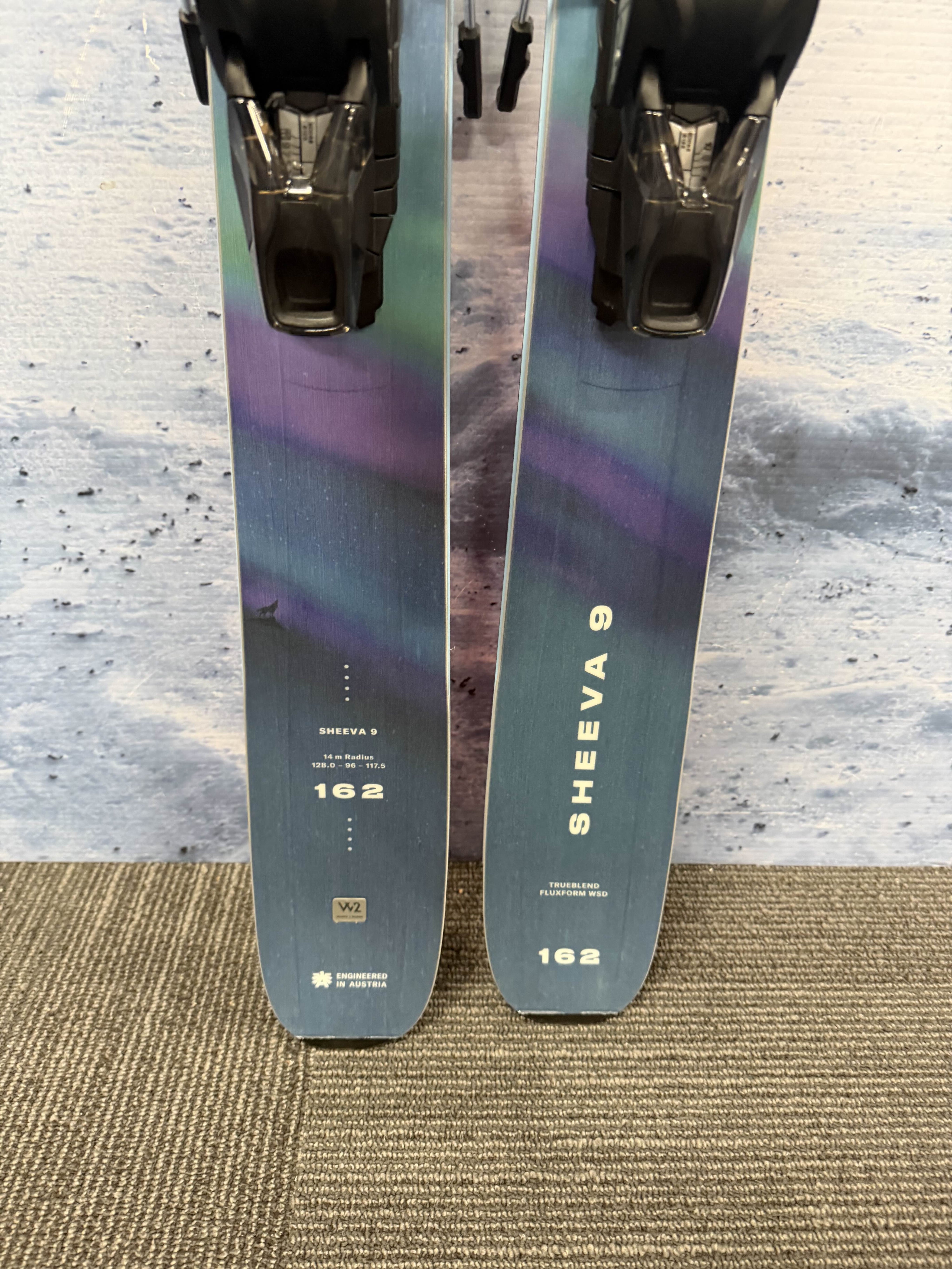 New Blizzard Sheeva 9 162cm Skis w/ Atomic Strive 11 Bindings