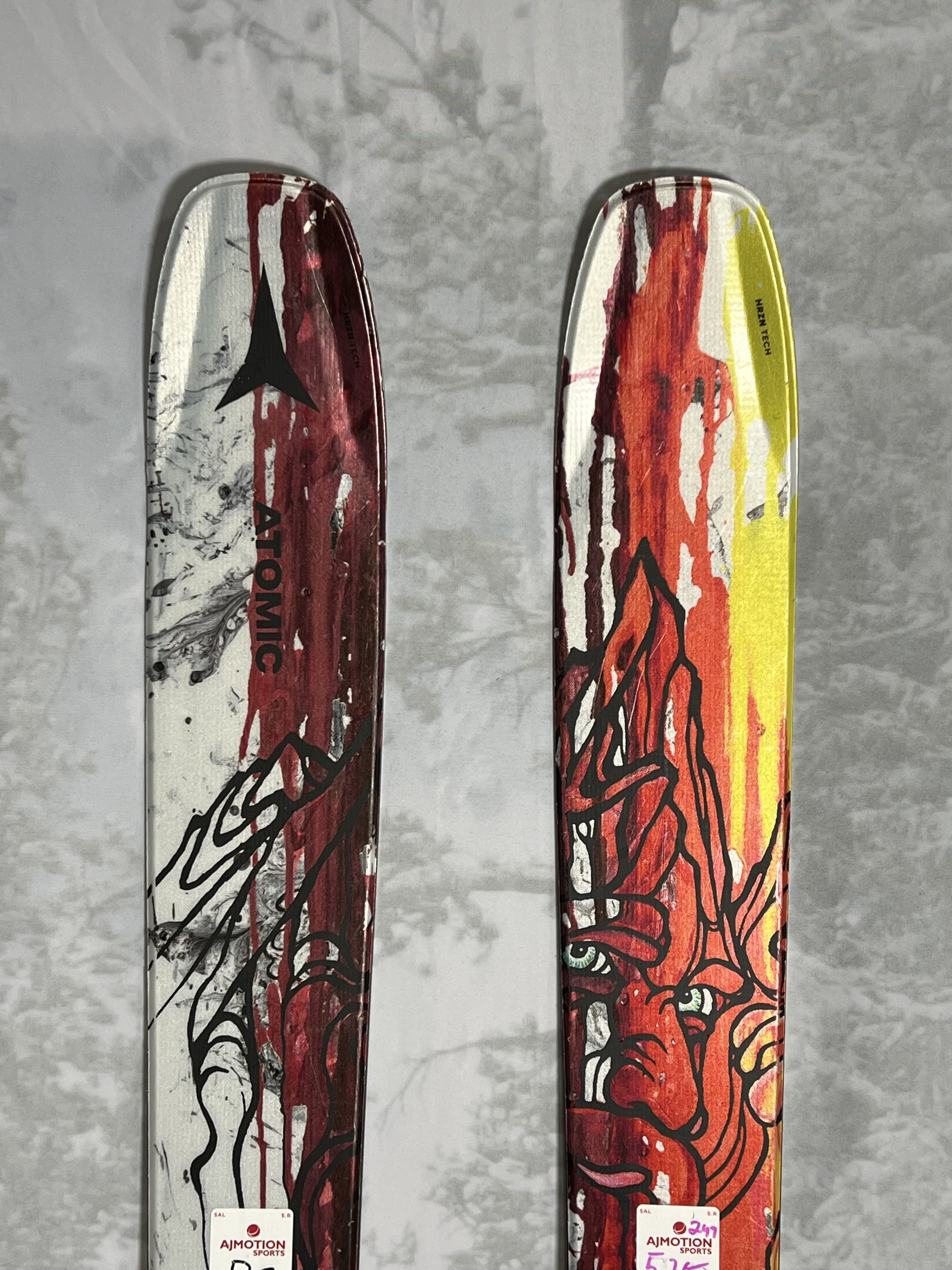Used Atomic Bent 110 Skis 172 cm 2024 w/Atomic Strive 13 GW Demo Bindings