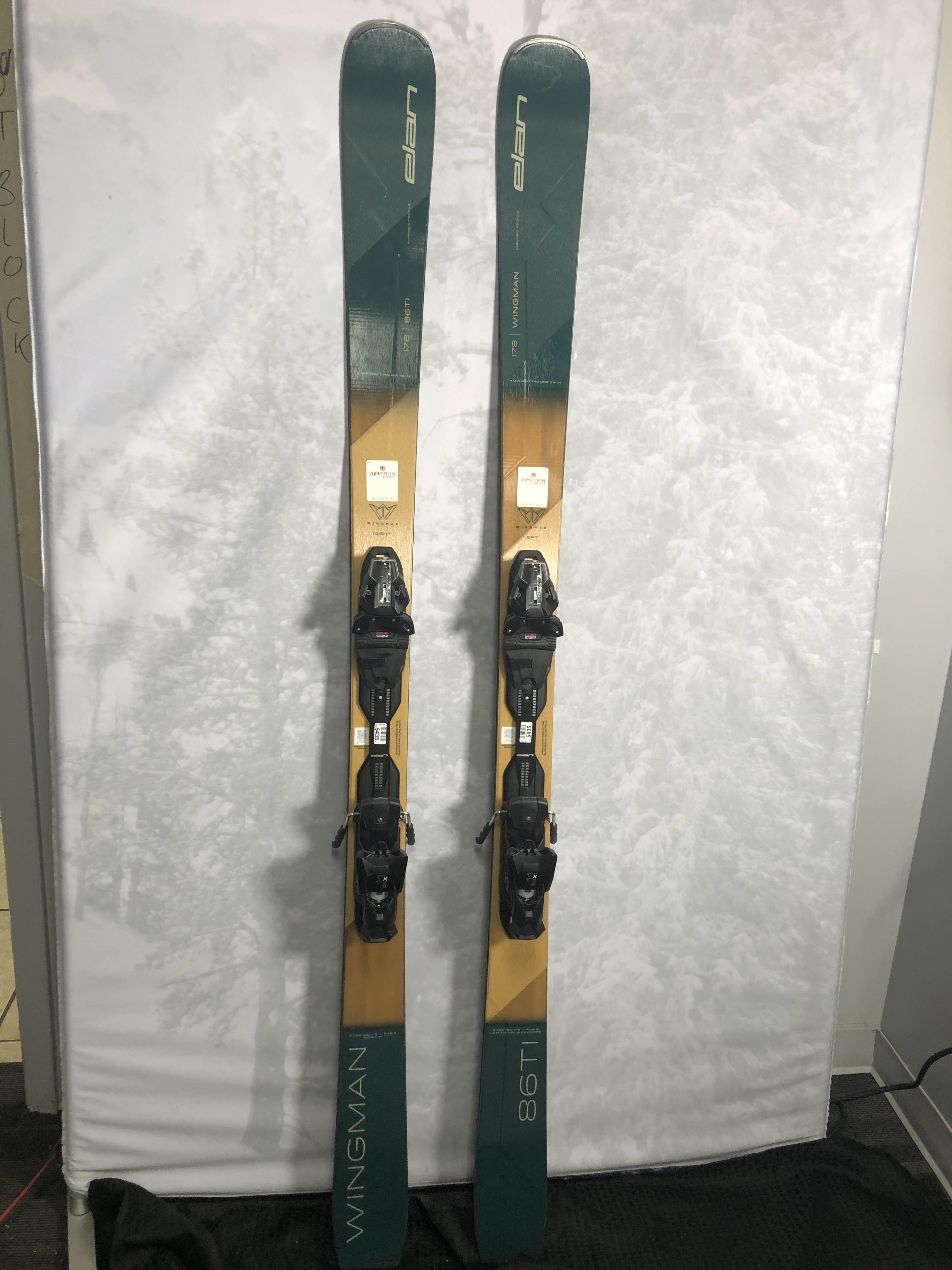 New 2025 Elan Wingman 86 Ti 178cm W/ Elan EMX11 Adjustable GW bindings
