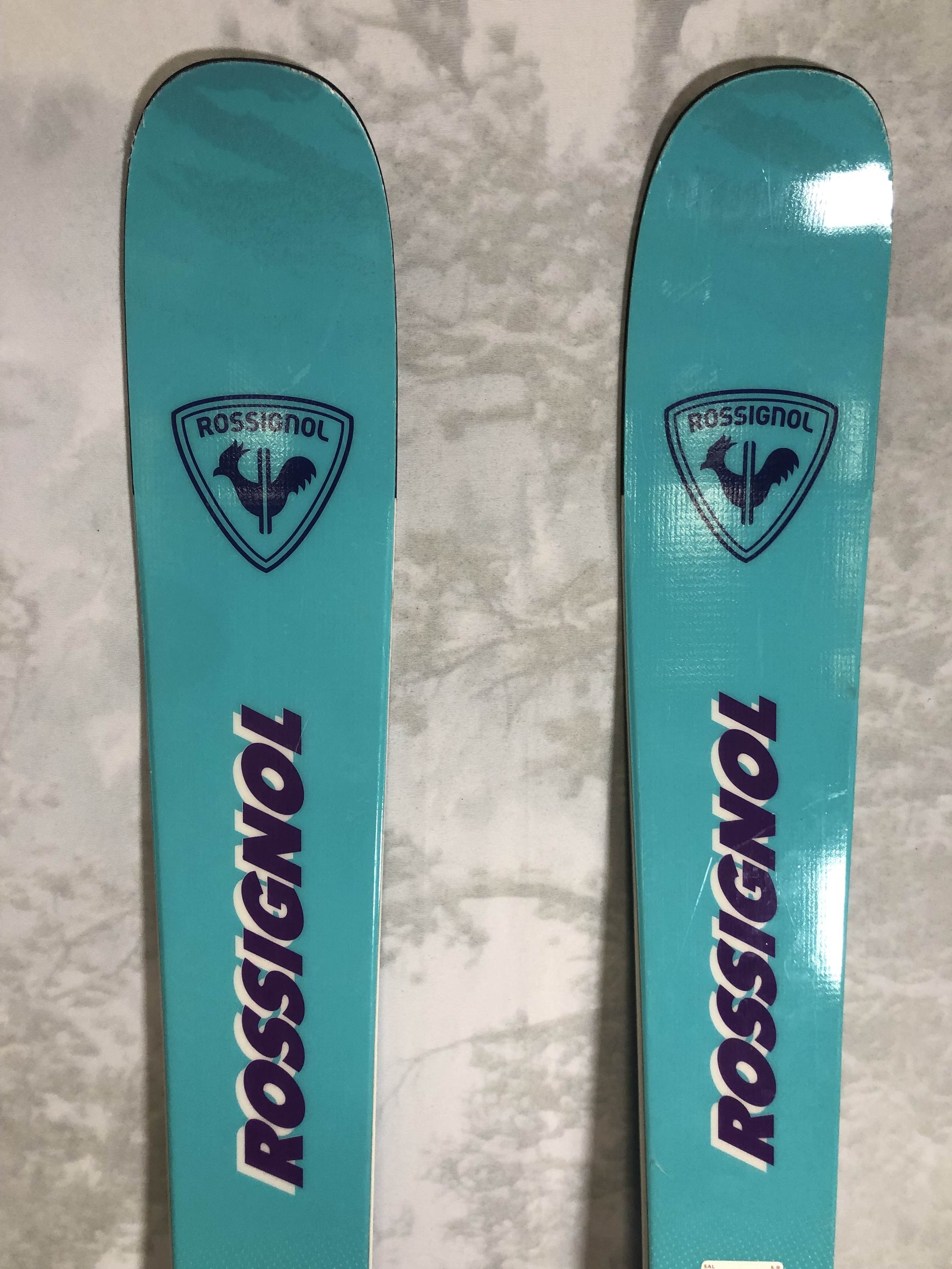 Used Rossignol Super Blackops 98 182cm Skis w/ Look Nx 12 Binding