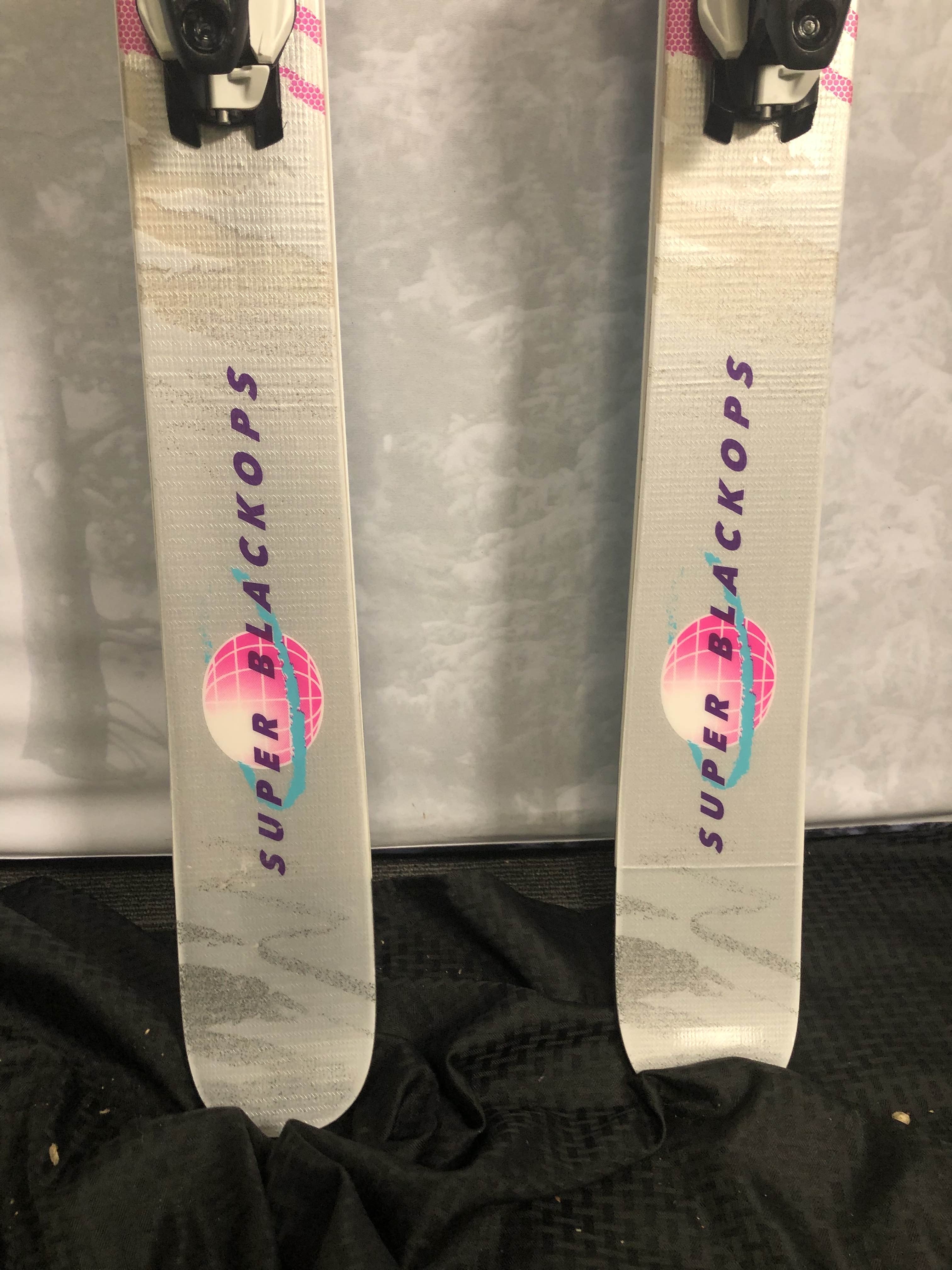 Used Rossignol Super Blackops 98 182cm Skis w/ Look Nx 12 Binding