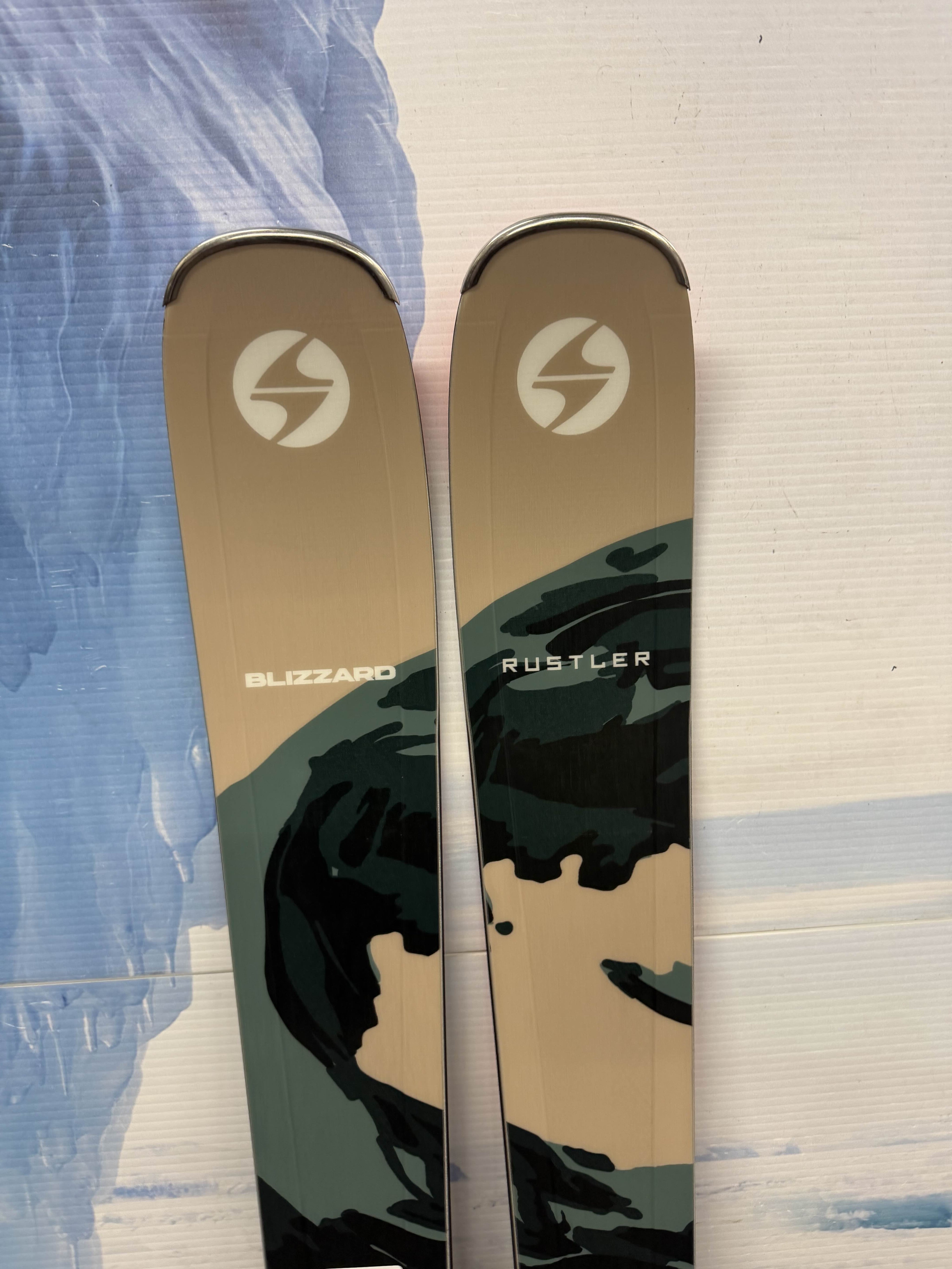 New Blizzard Rustler 9 162cm Skis w/ Marker TCX 11 Bindings