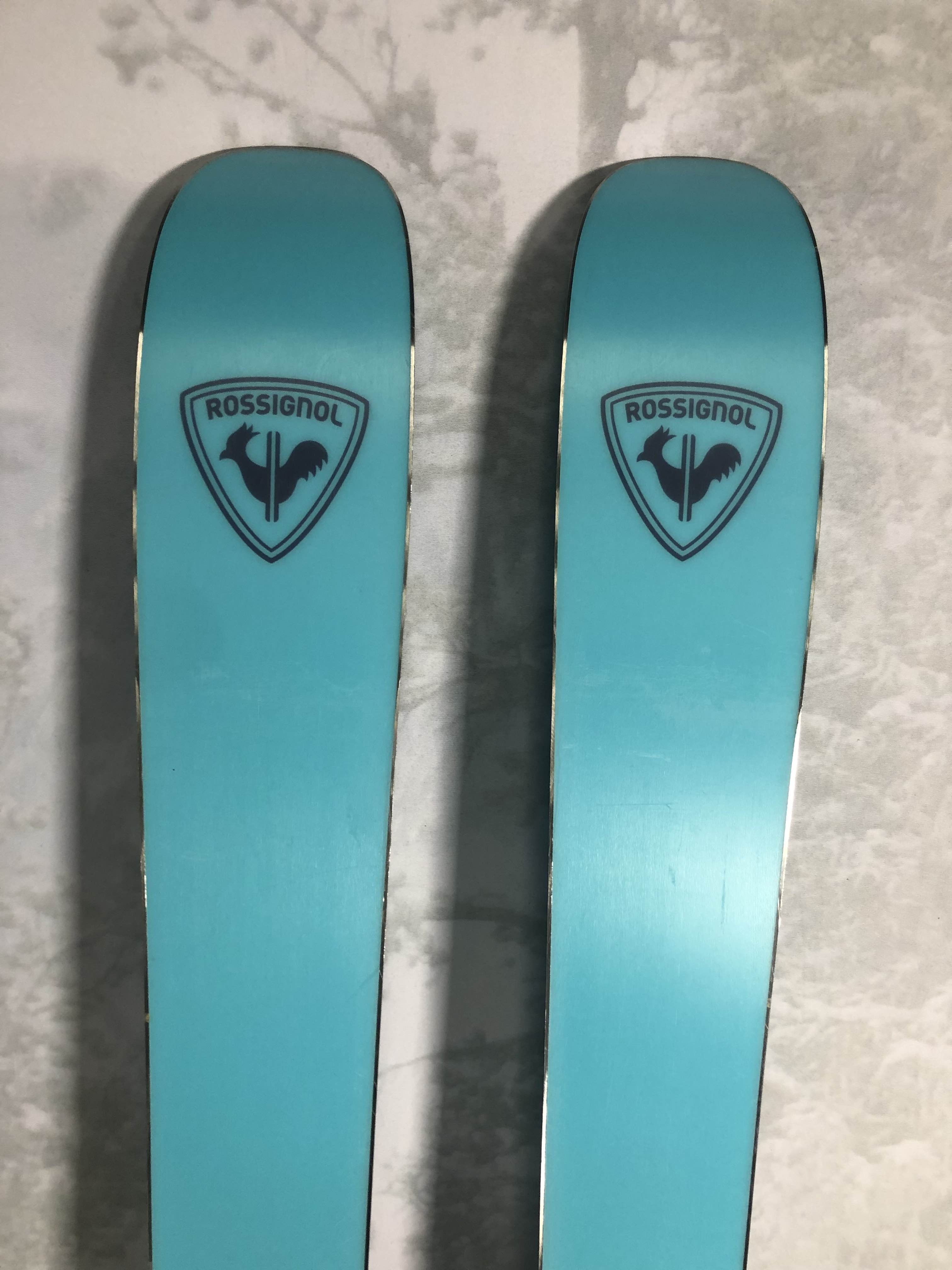Used Rossignol Super Blackops 98 182cm Skis w/ Look Nx 12 Binding