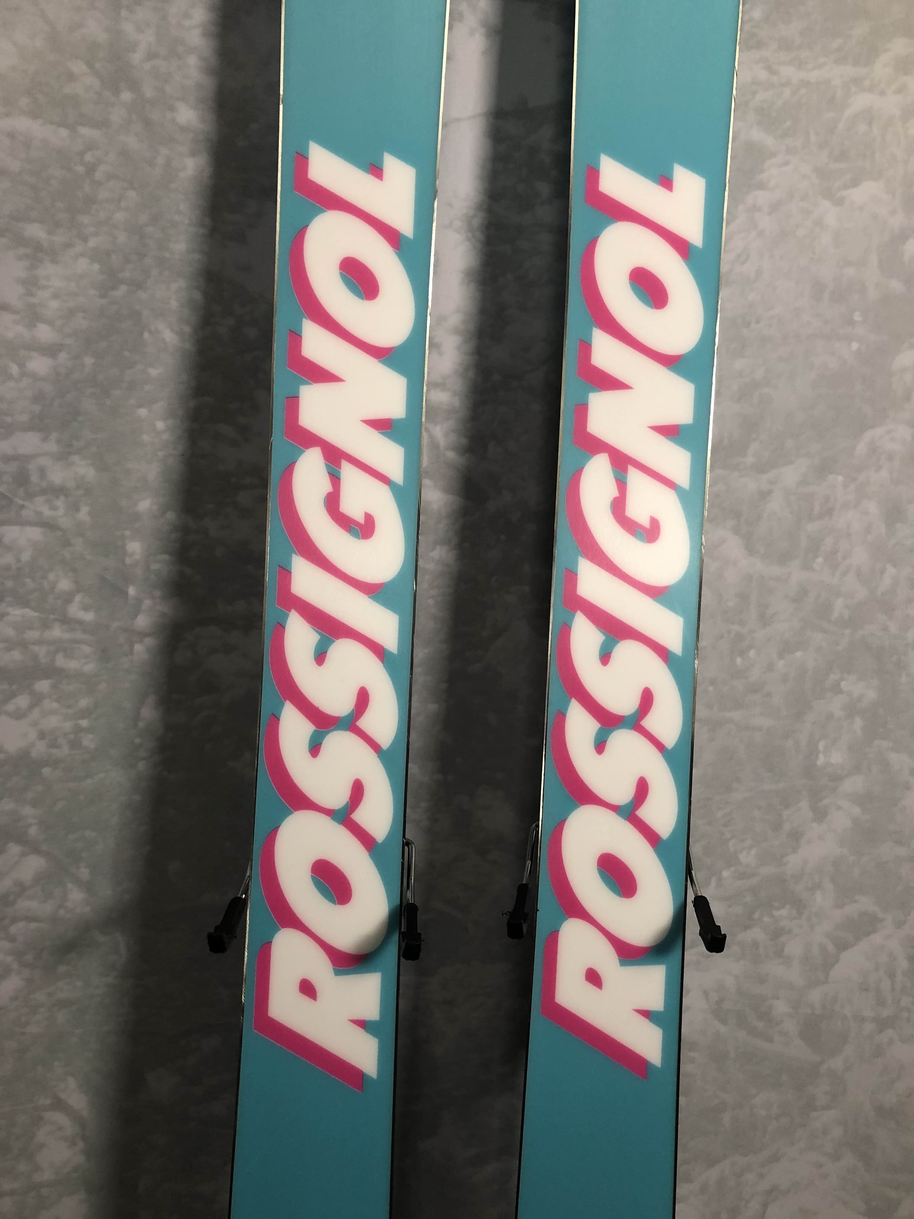 Used Rossignol Super Blackops 98 182cm Skis w/ Look Nx 12 Binding