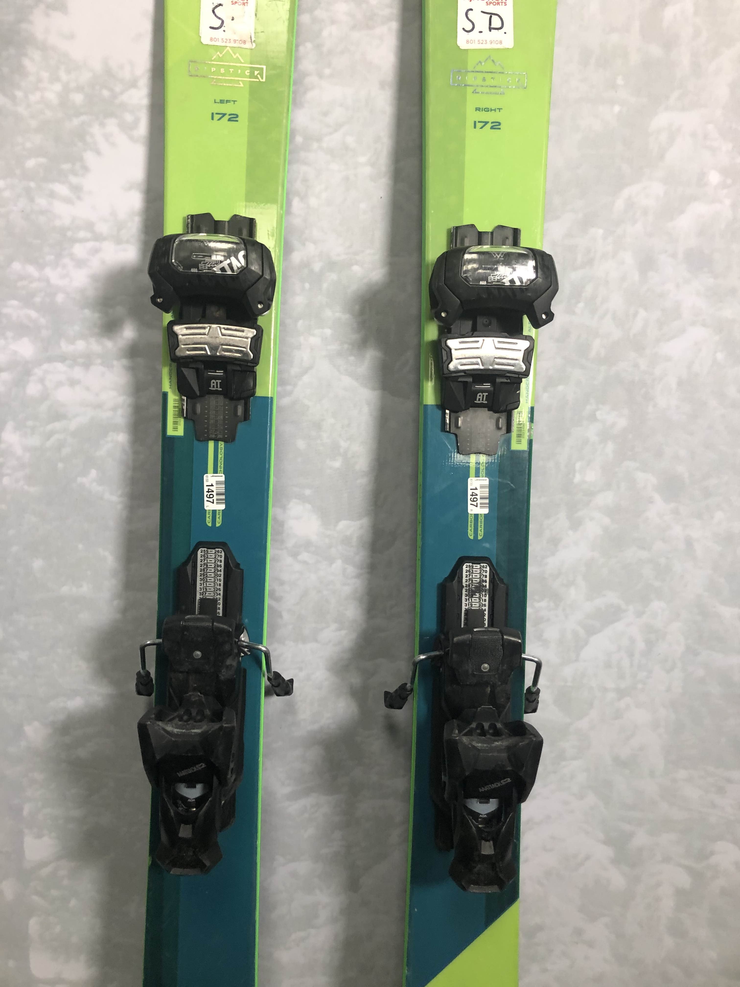 Used Elan Ripstick 96 172cm Skis w/ Tyrollia Attack 13 Demo Binding