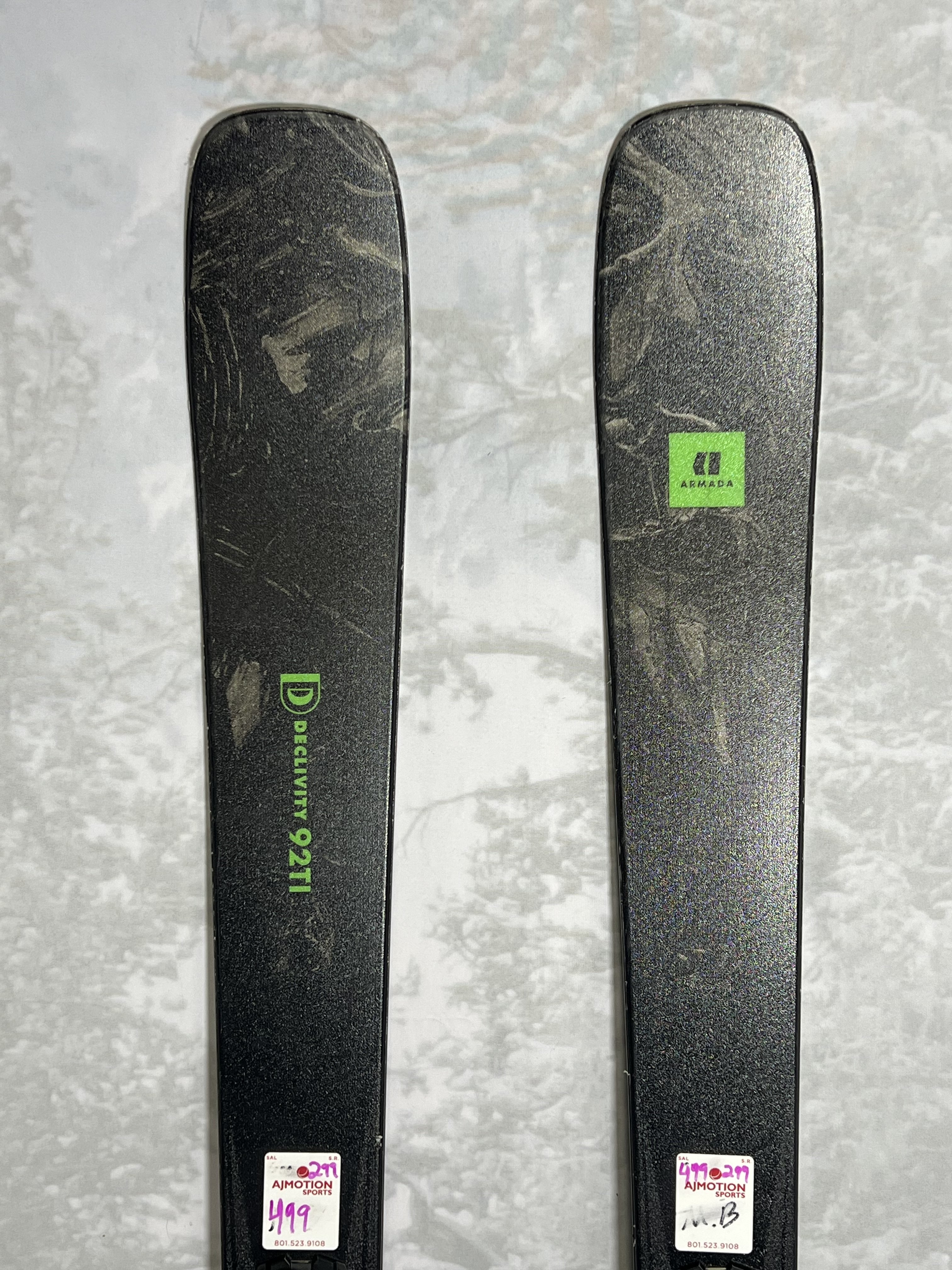 Used Armada Declivity 92 Ti 164 cm Skis 2025 w/Armada Strive 11 GW Demo Bindings