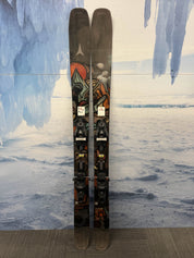 New Atomic Bent 100 158cm Skis w/ Atomic Strive 11 Bindings
