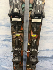 New Atomic Bent 100 158cm Skis w/ Atomic Strive 11 Bindings