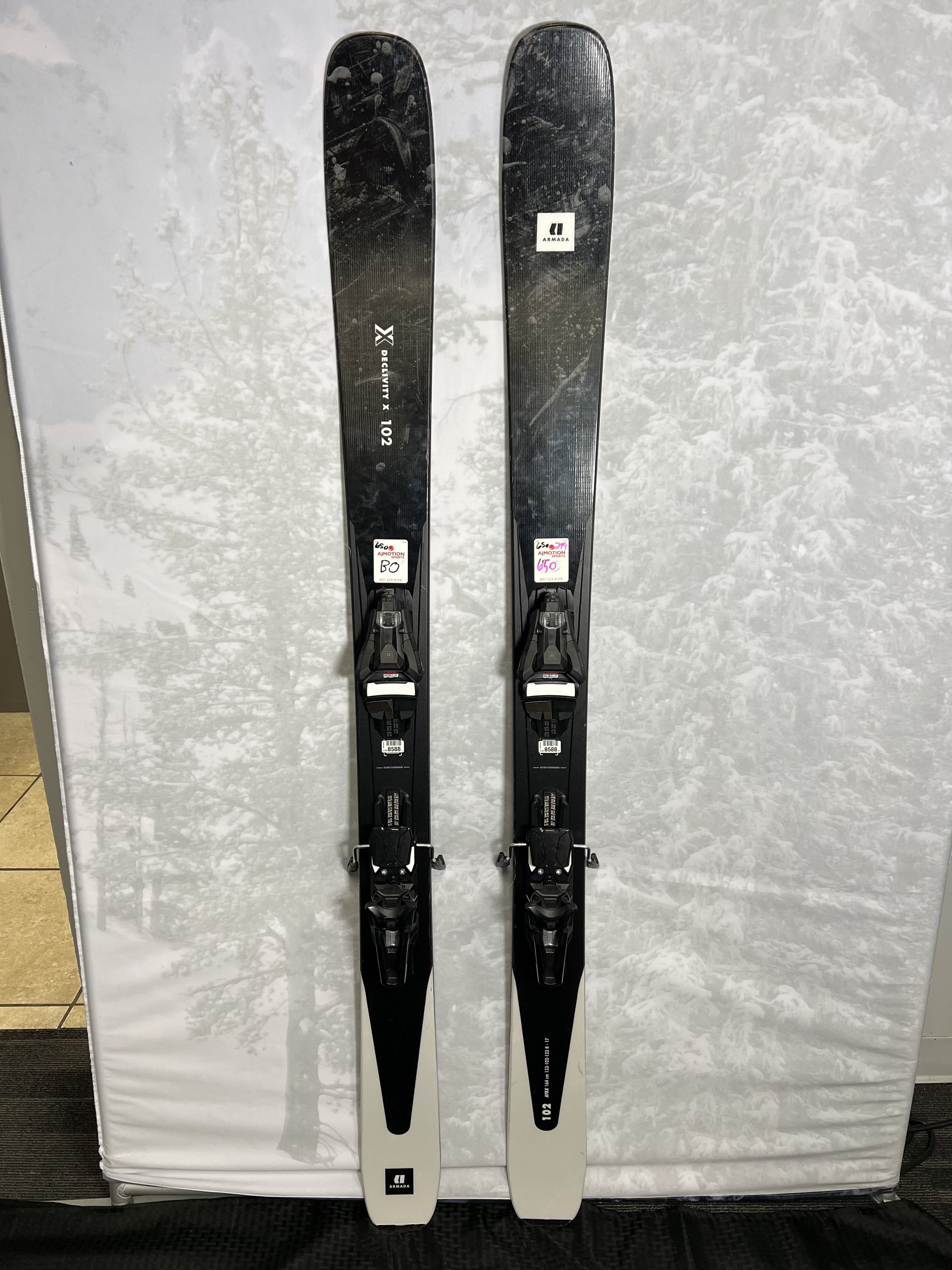 Used Armada Declivity X 102 180 cm Skis 2025 w/Armada Strive 11 GW Demo Bindings