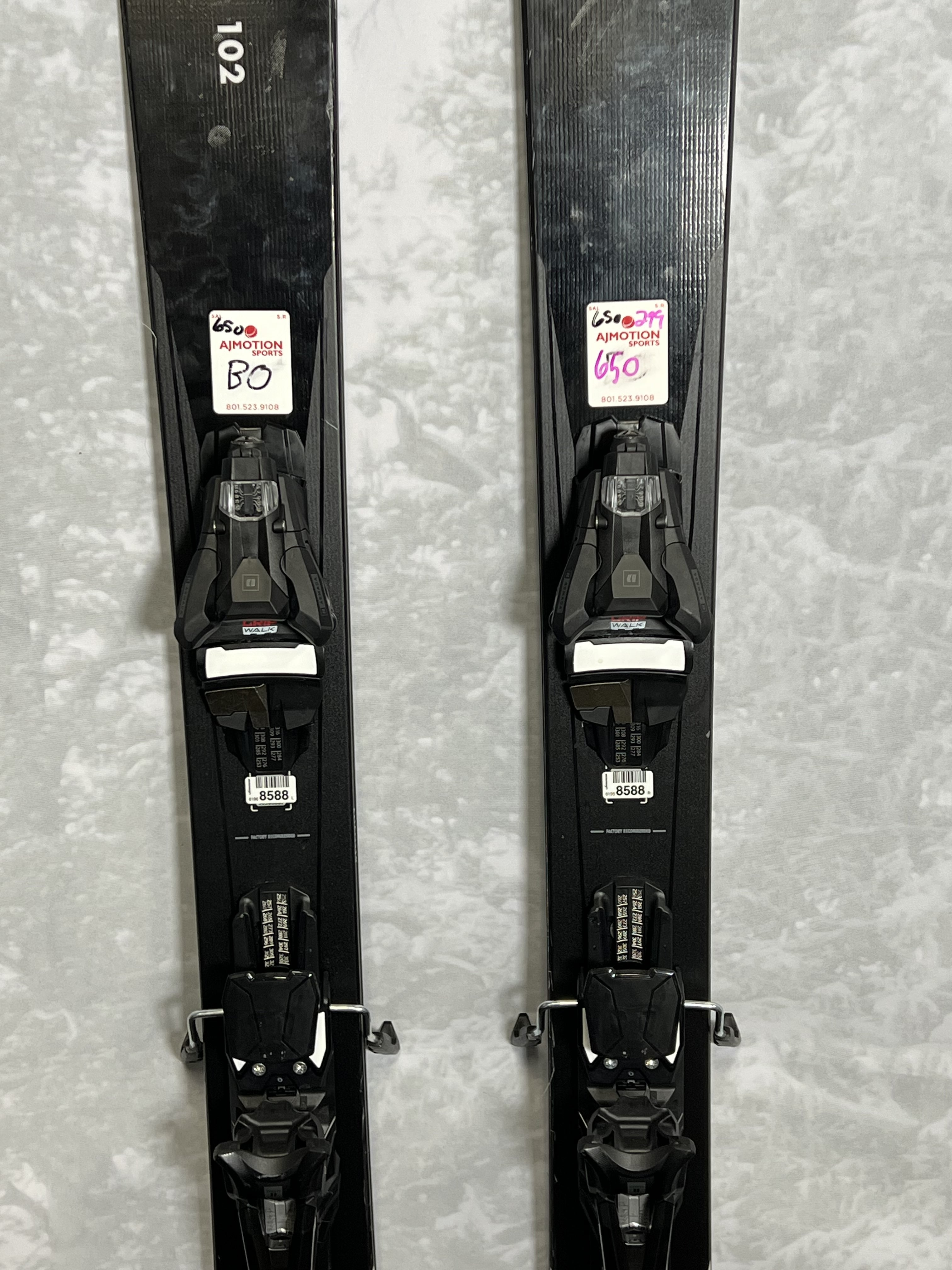 Used Armada Declivity X 102 180 cm Skis 2025 w/Armada Strive 11 GW Demo Bindings