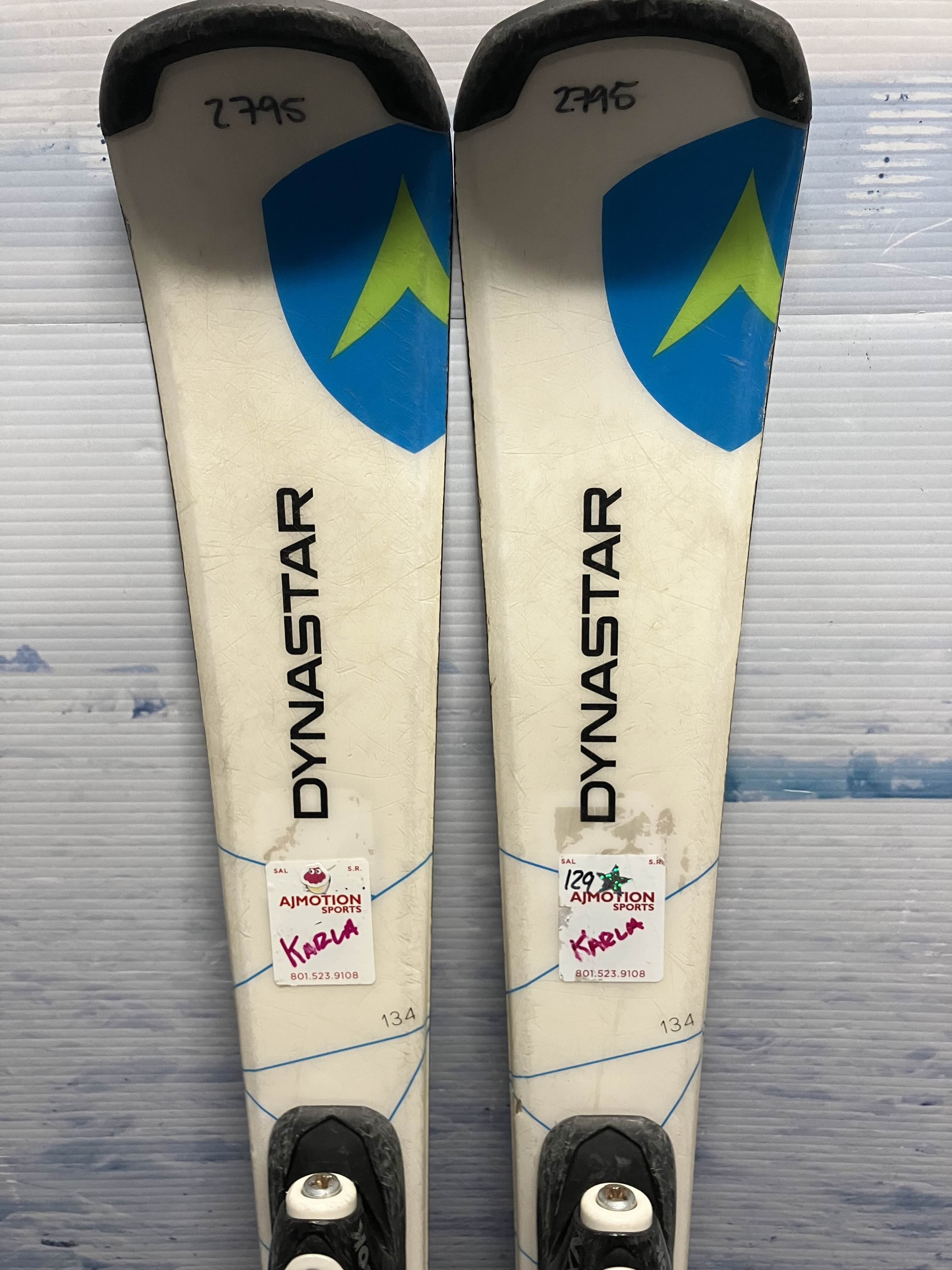 Used Dynastar Power Track 4x4 134cm Skis w/ Look NX 10