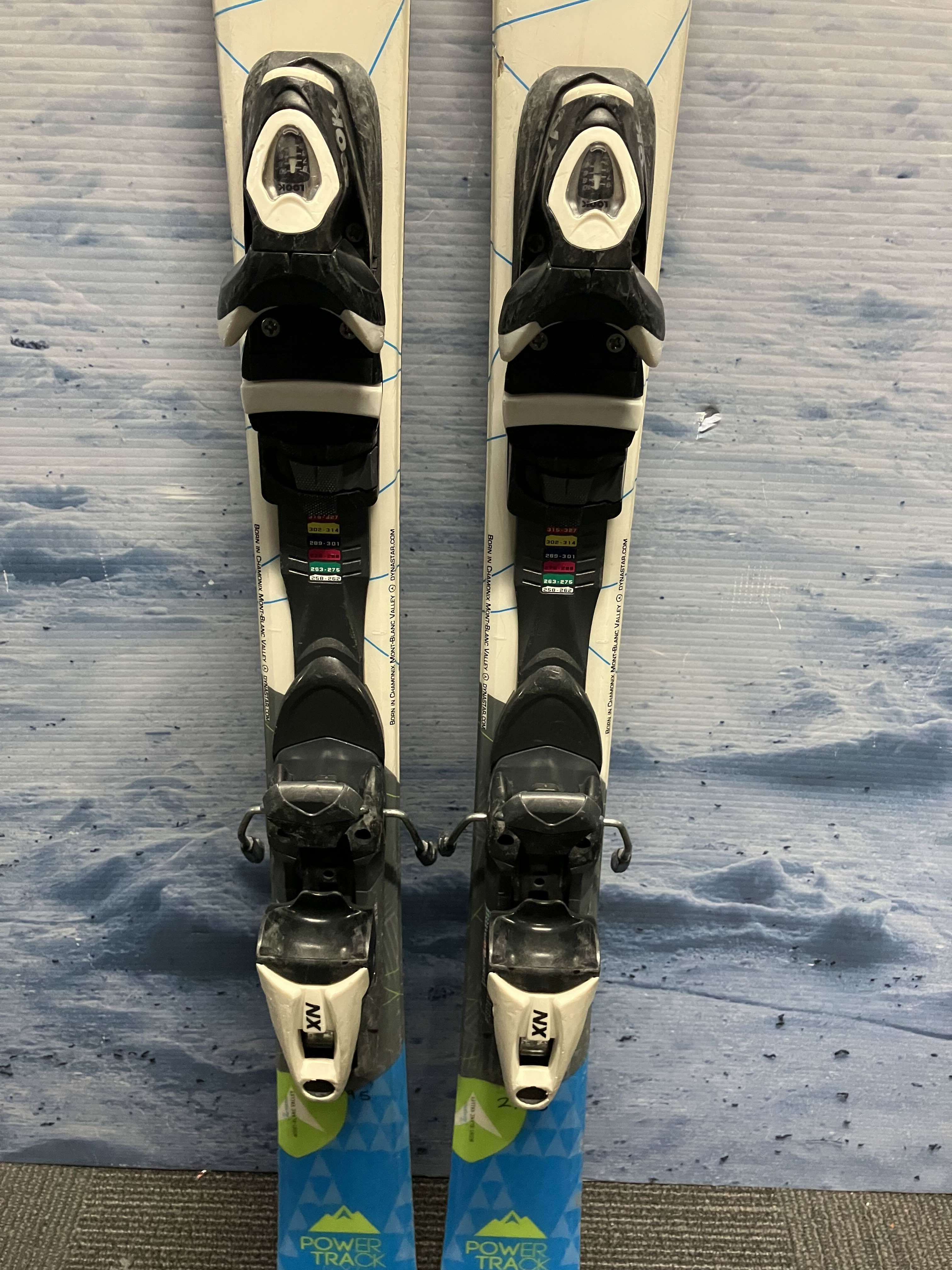 Used Dynastar Power Track 4x4 134cm Skis w/ Look NX 10