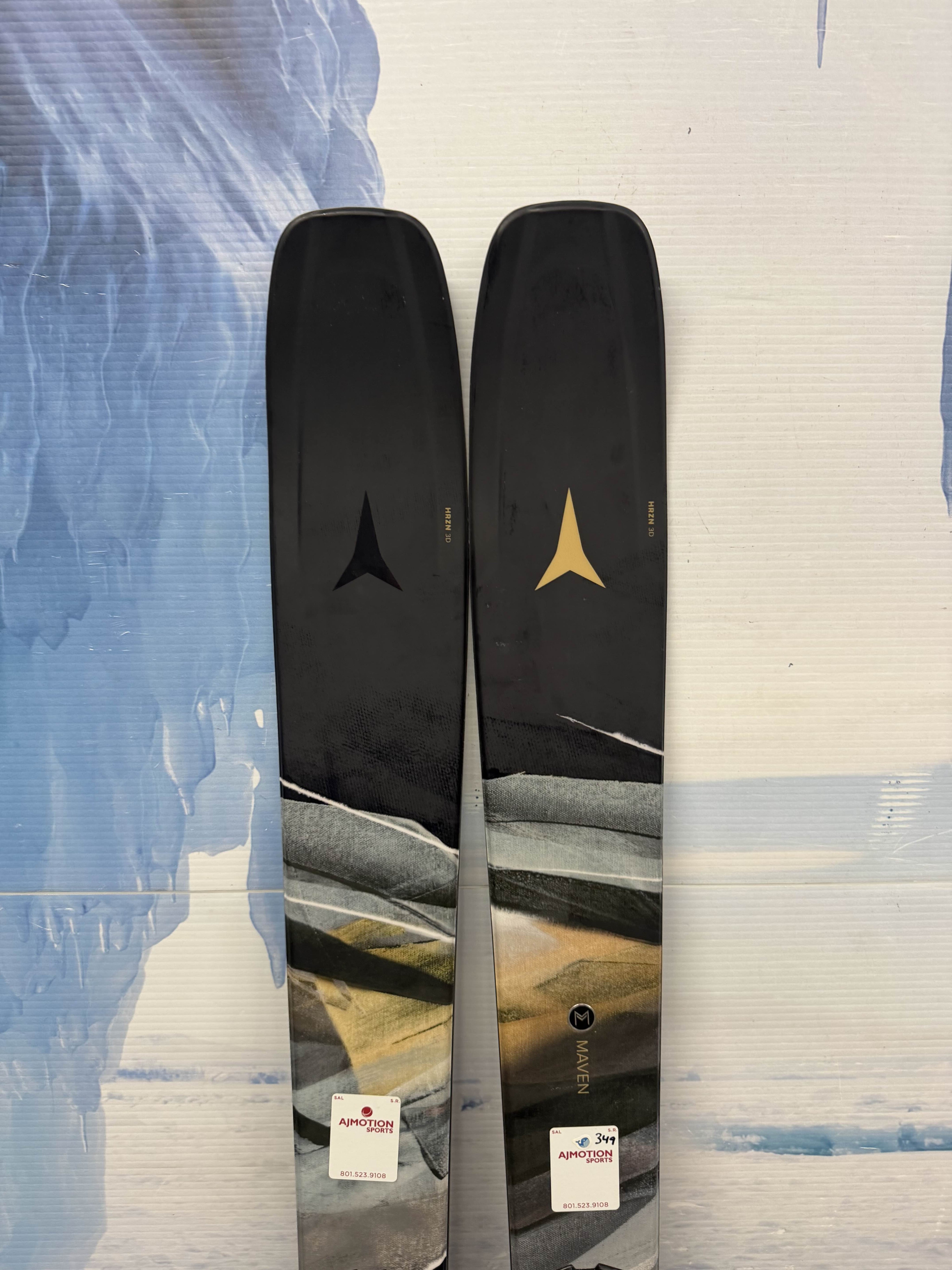 New Atomic Maven 94 CTI 165cm Skis w/ Atomic Strive 11 Bindings