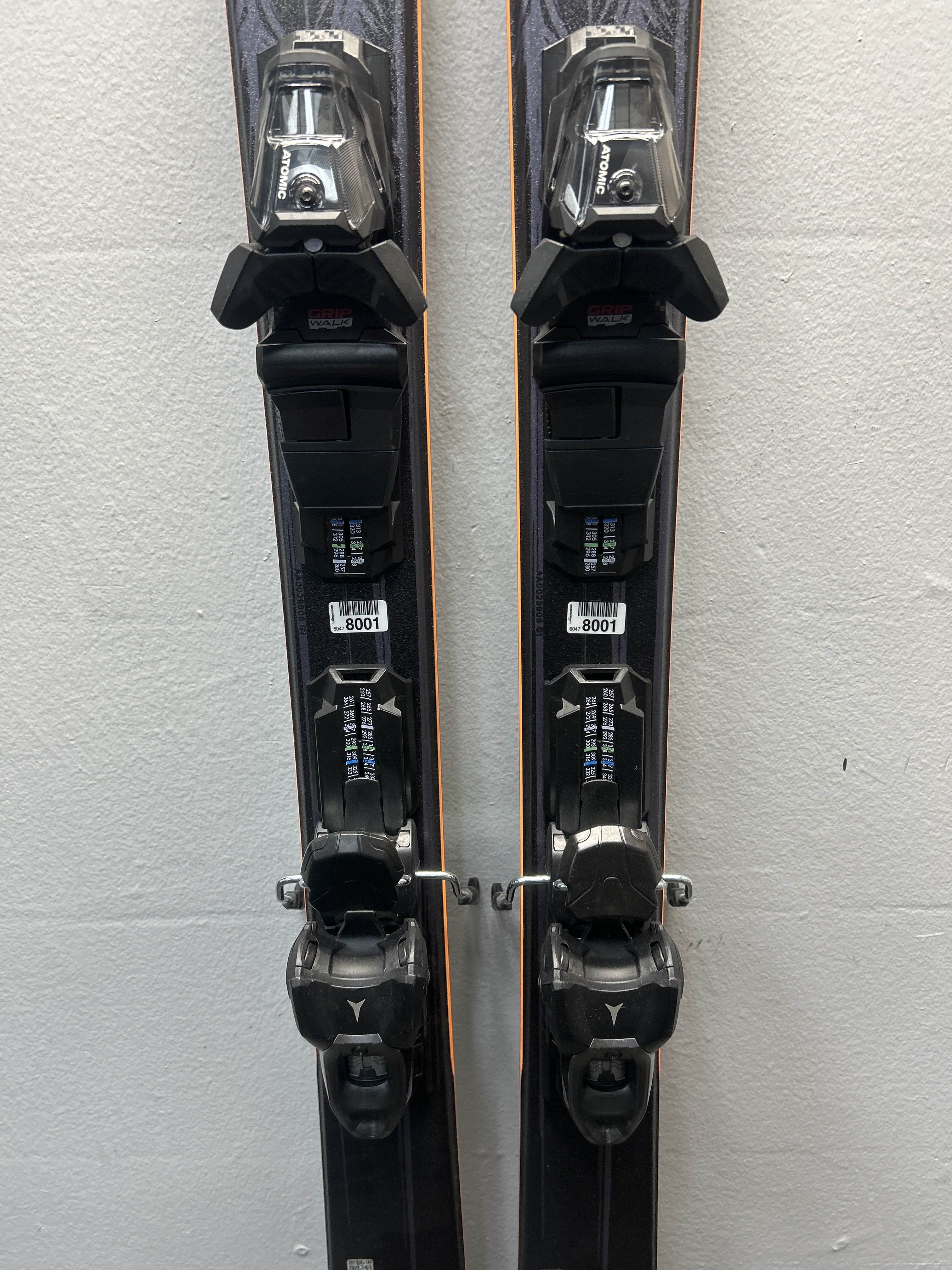 Used Atomic Maverick 83 181 cm Skis w/ Atomic M10 Adjustable Binding