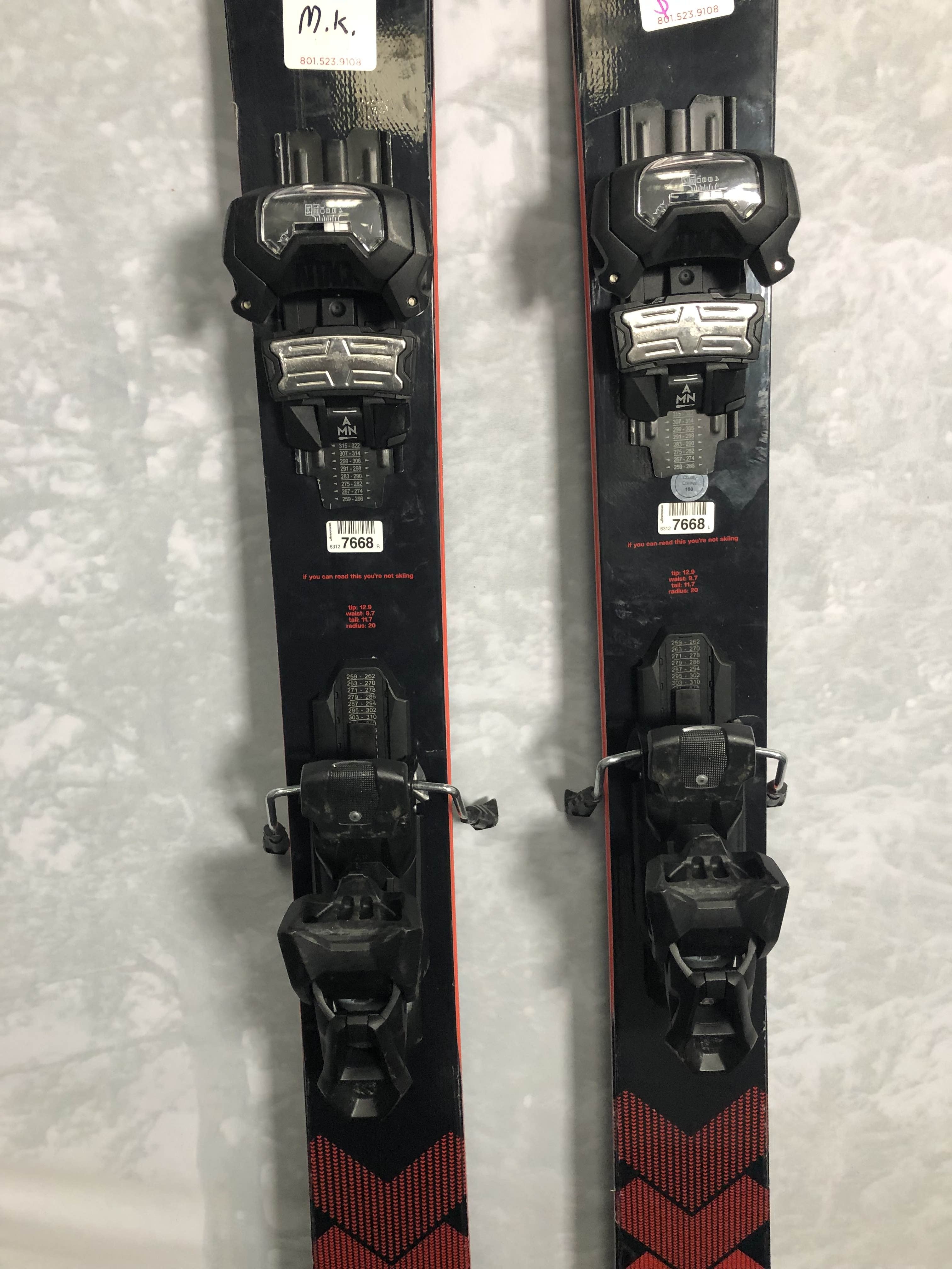 Used Black Crows Camox 2025 Skis 174cm w/ Tyrolia Attack 14 MN Demo Bindings