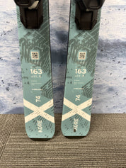 New Head Kore X 74 163cm Skis w/ Head PR 11 Bindings