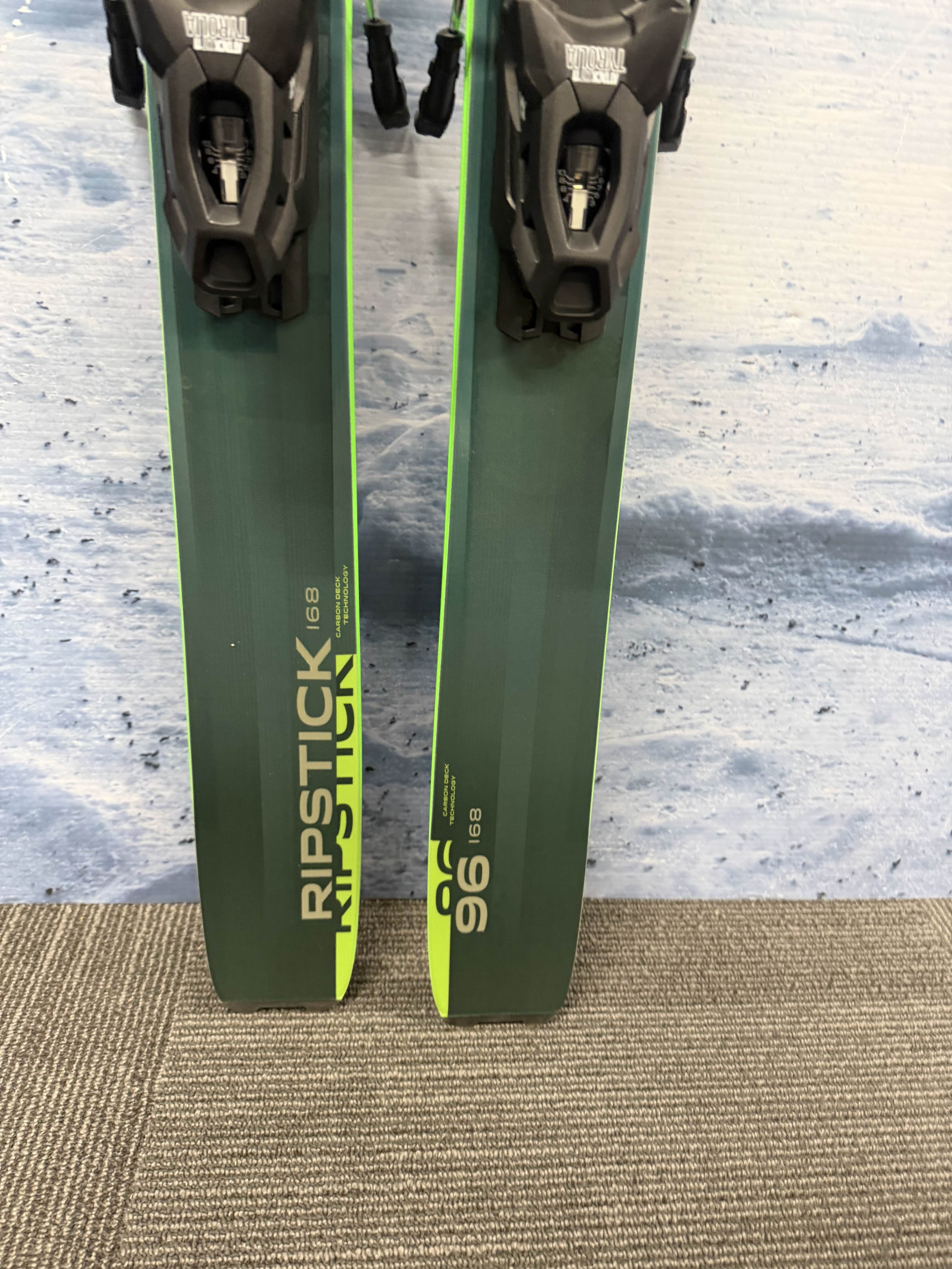 New Elan Ripstick 96 168cm Skis w/ Tyrolia Attack LYT 11 Bindings