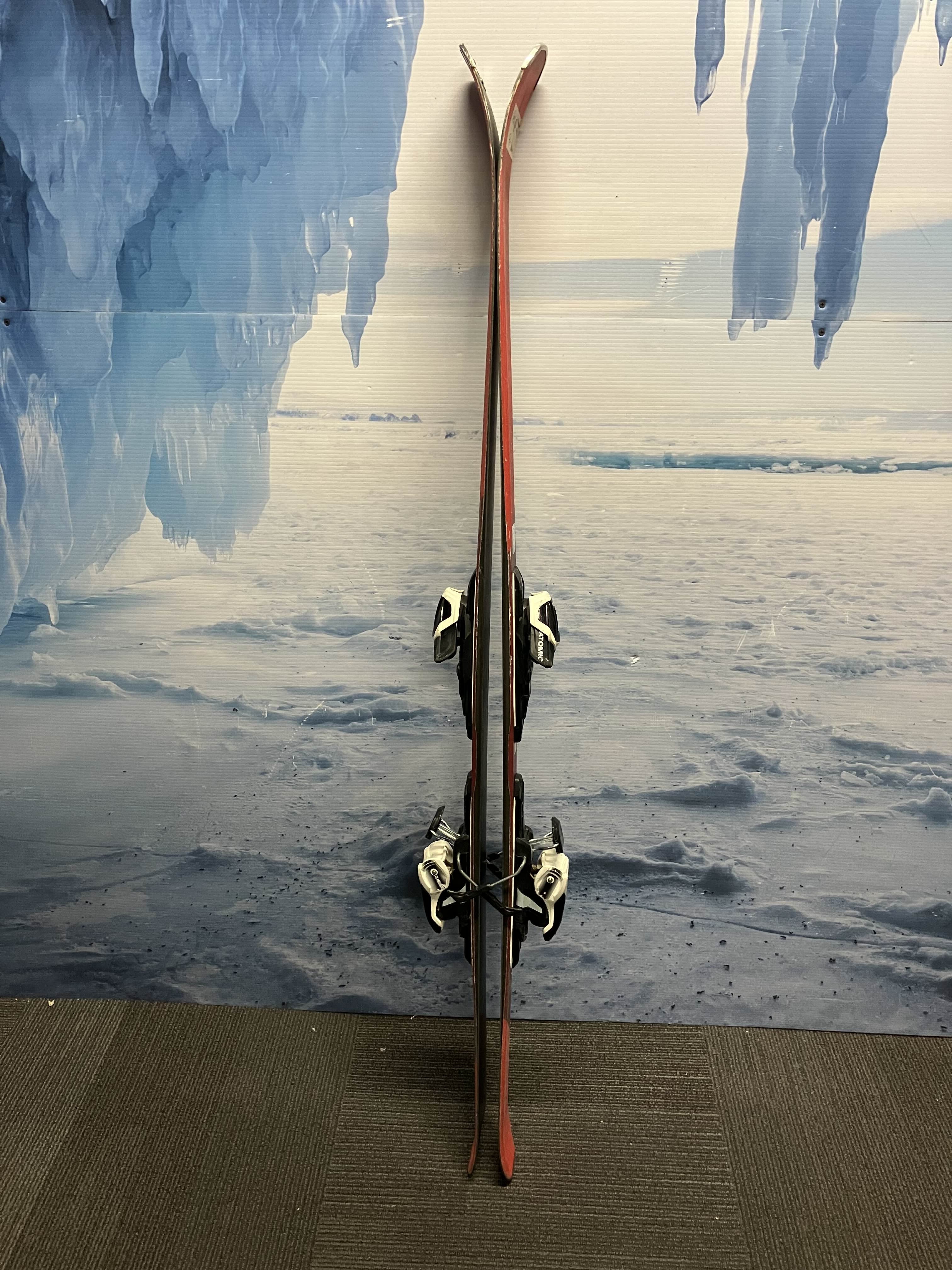 Used Atomic Vantage X 75 156cm Skis w/ Atomic Lithium 10 Bindings