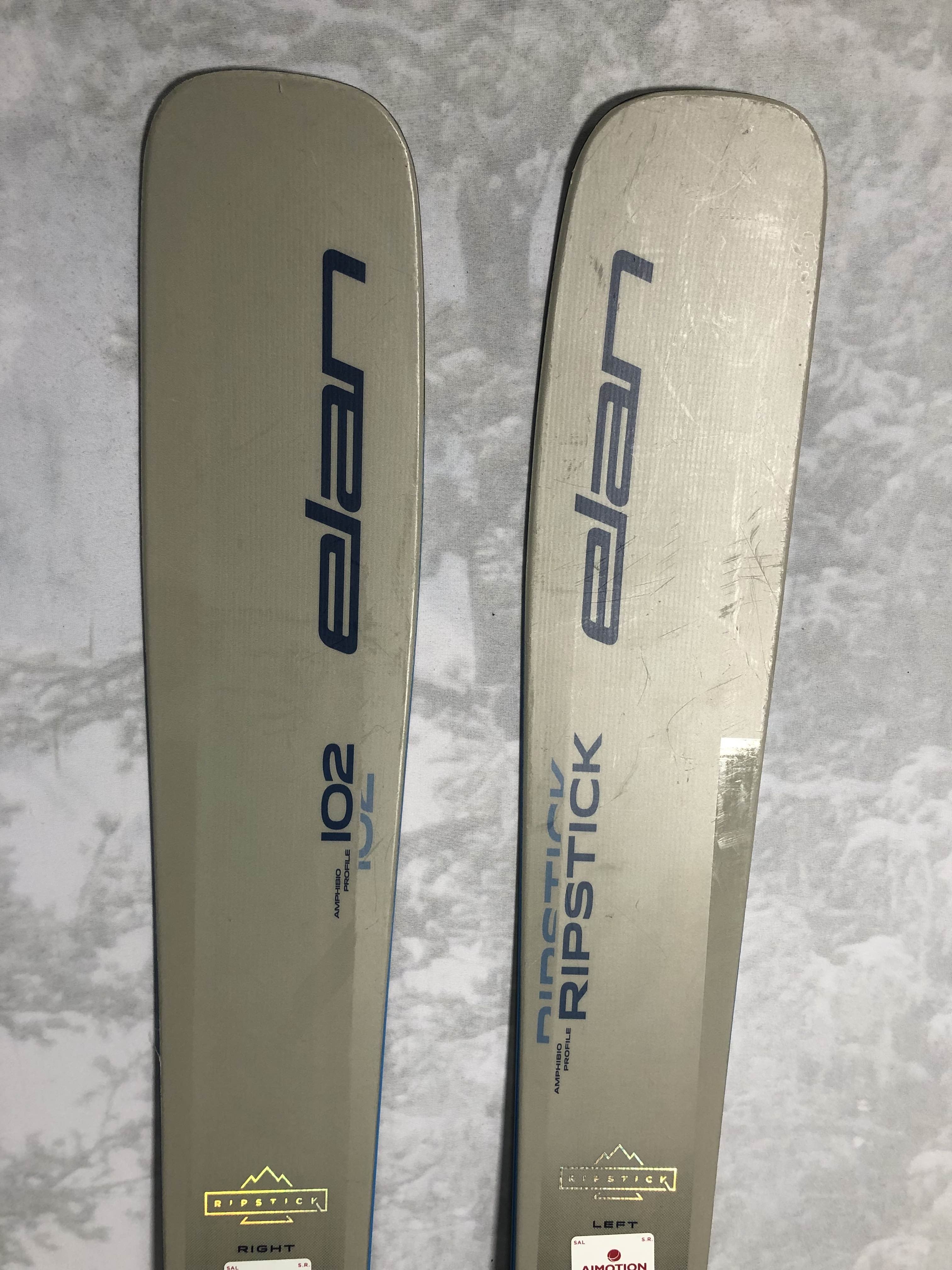 Used Elan Ripstick 102 2025 Skis 161cm w/ Atomic Strive 13 GW Demo Bindings