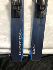 Used Elan Ripstick 102 2025 Skis 161cm w/ Atomic Strive 13 GW Demo Bindings