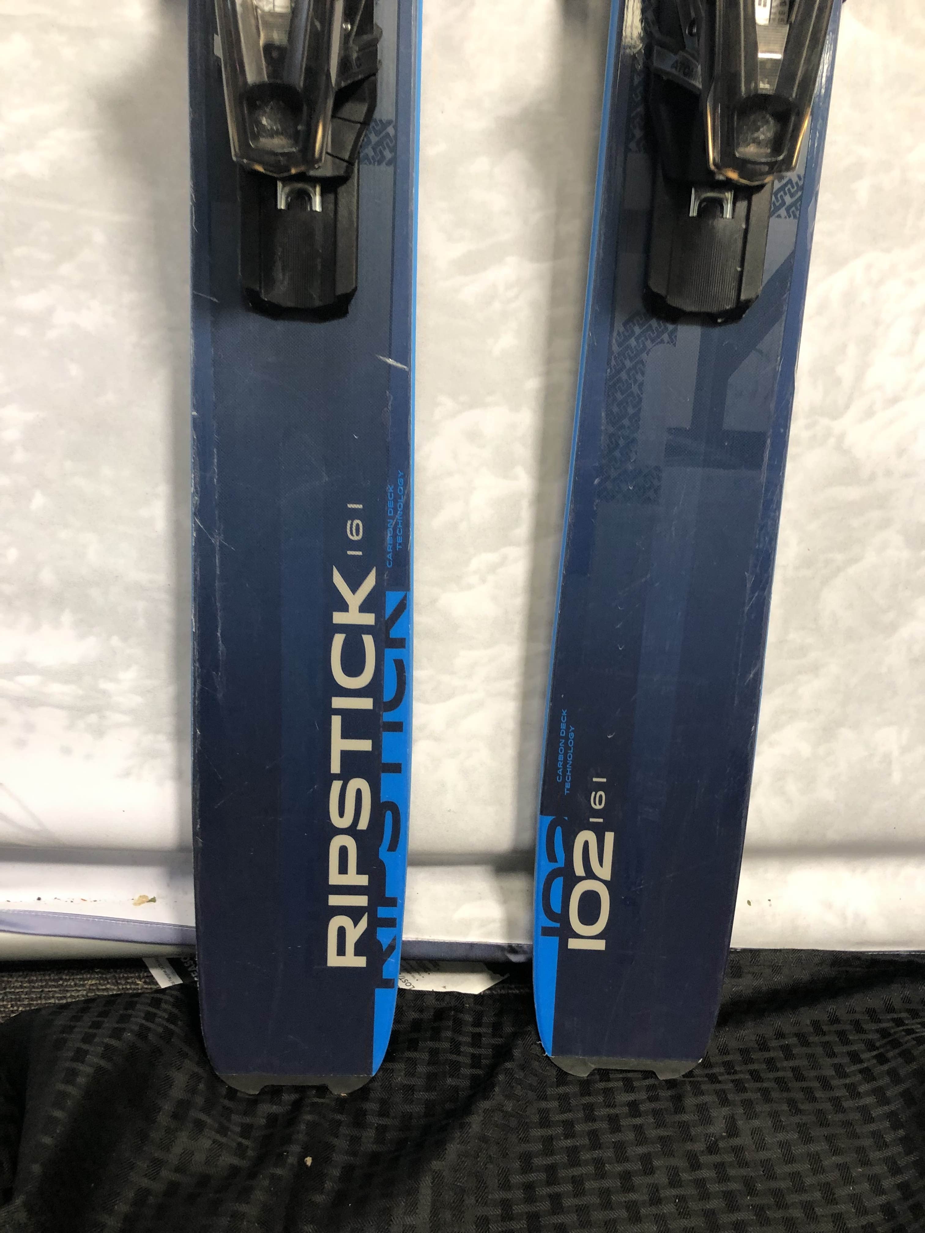 Used Elan Ripstick 102 2025 Skis 161cm w/ Atomic Strive 13 GW Demo Bindings