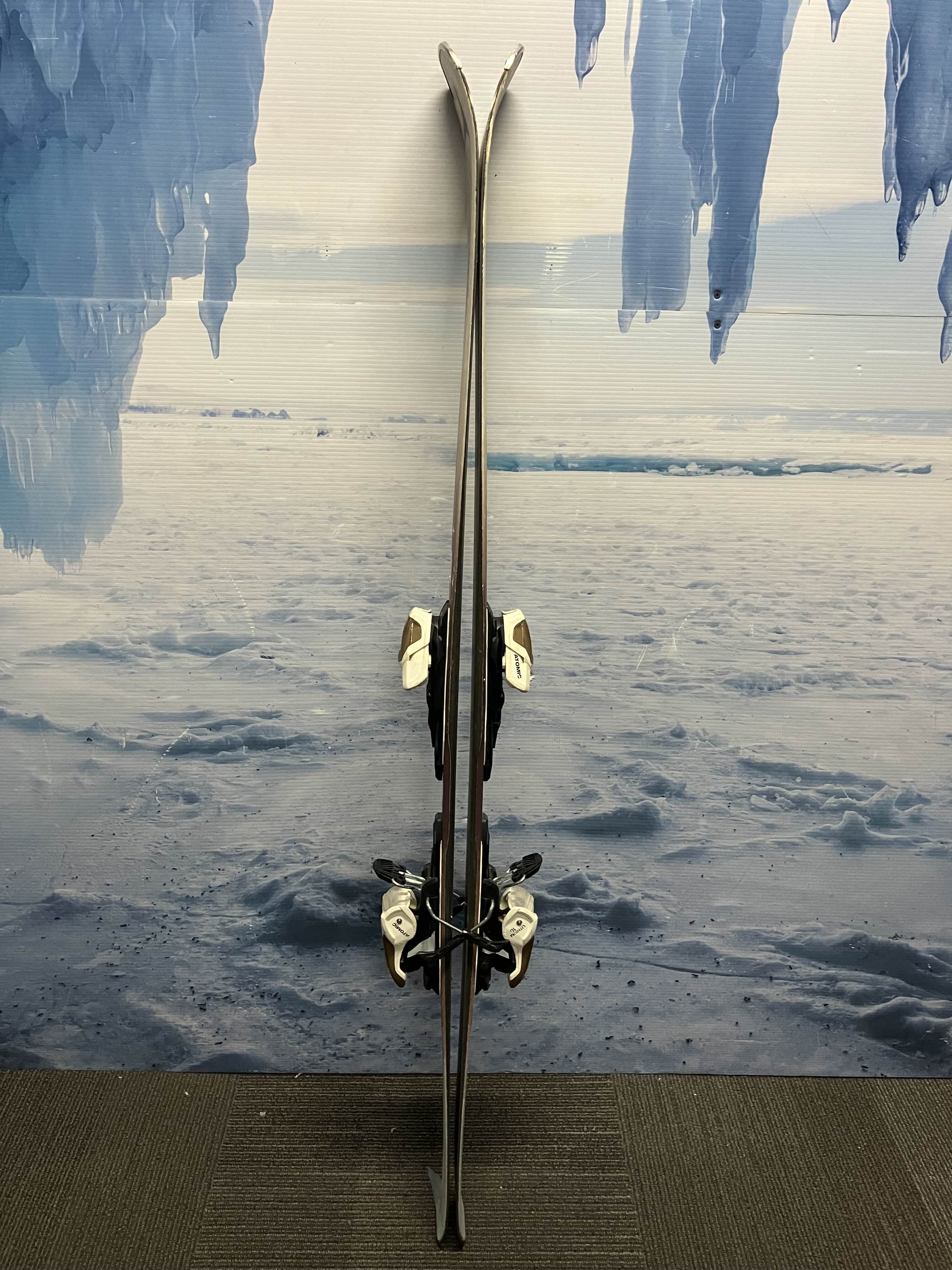 Used Atomic Vantage X 74 152cm Skis w/ Atomic Lithium 10 Bindings