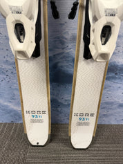 New Head Kore 93 Ti 156cm Skis w/ Tyrolia Attack LYT 11 Bindings