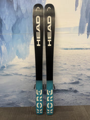 New Head Kore 93 Ti 156cm Skis w/ Tyrolia Attack LYT 11 Bindings