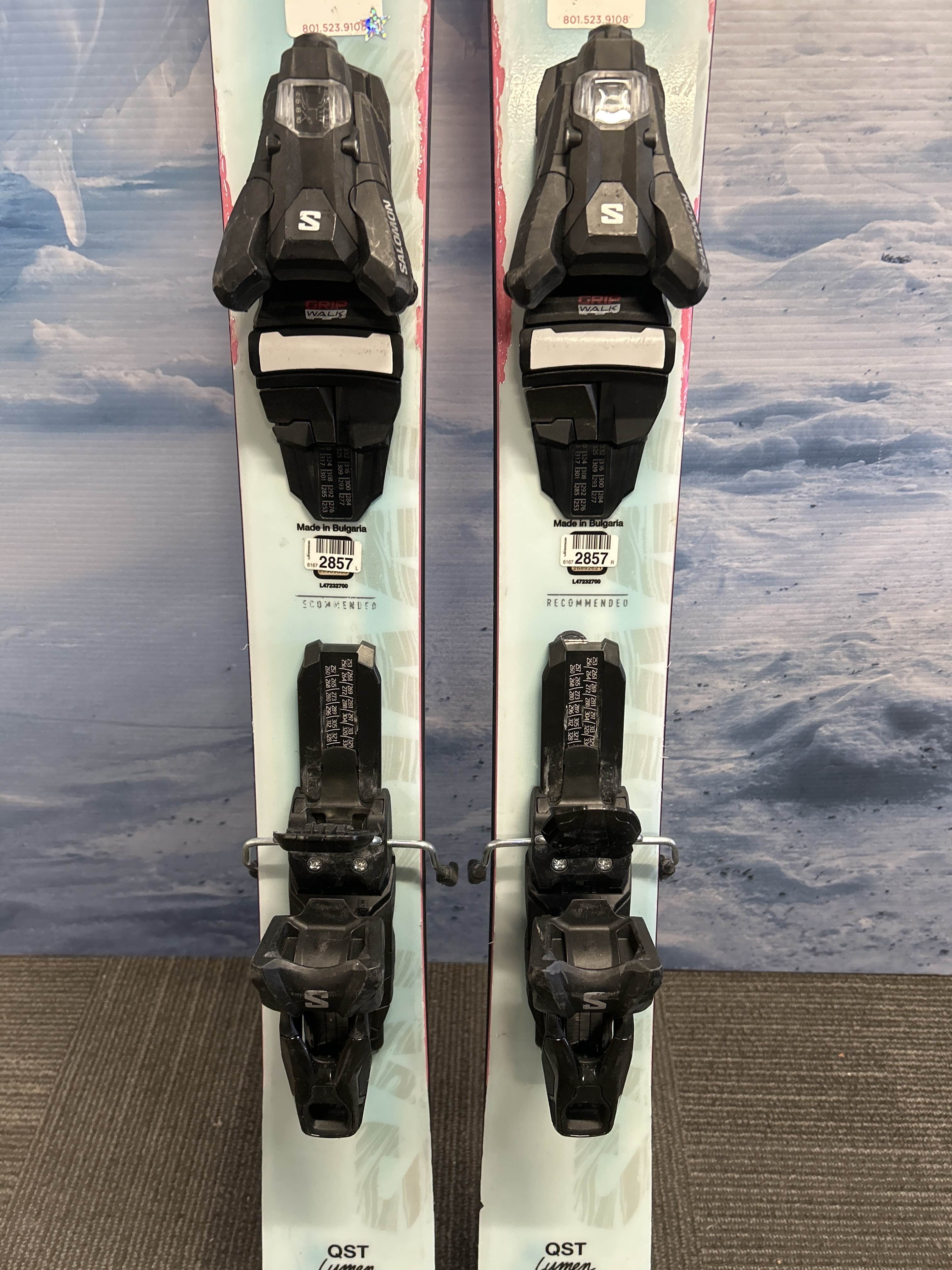 Used Salomon QST Lumen 98 152cm w/ Salomon Strive 11 Adjustable Bindings