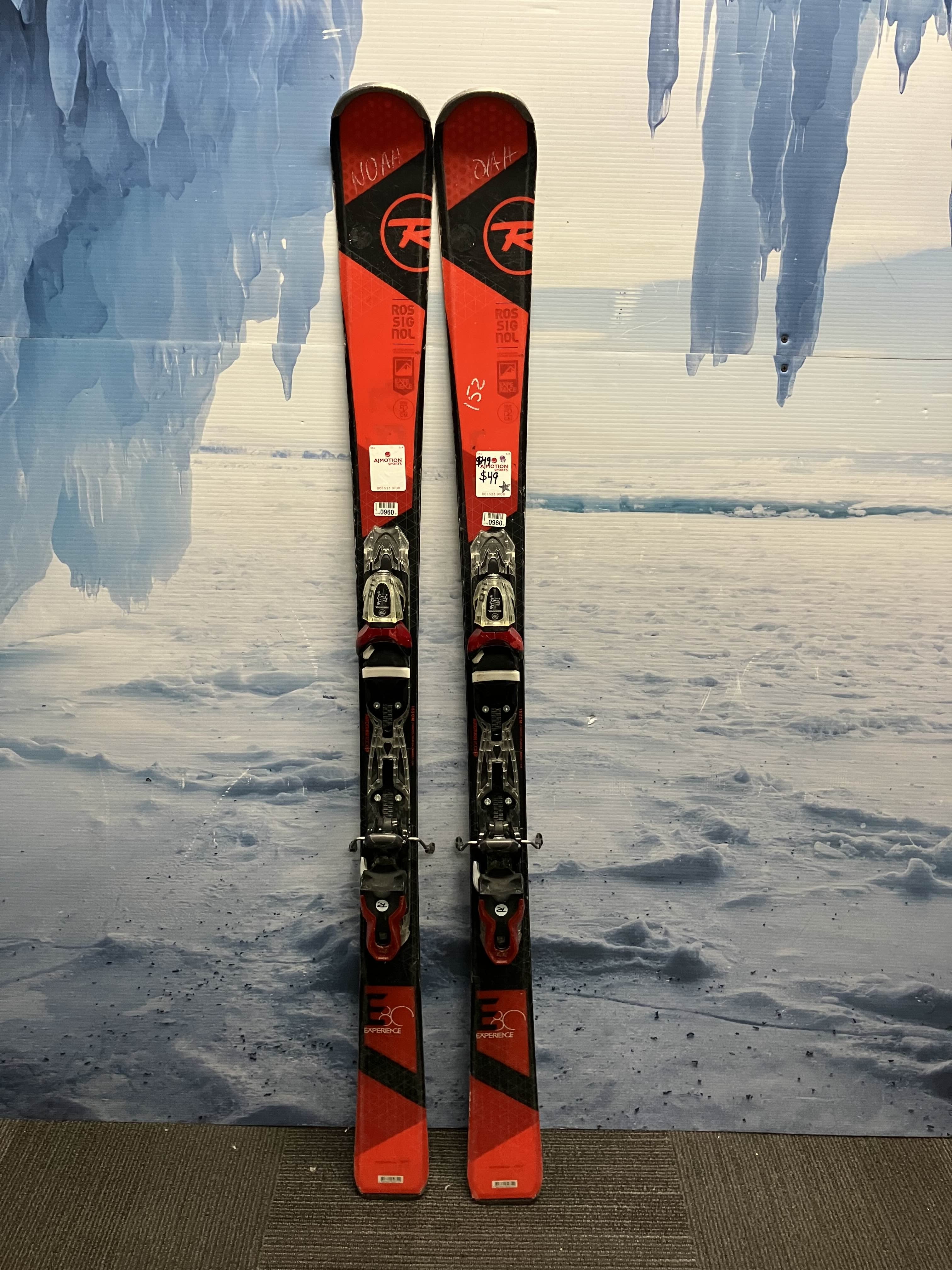 Used Rossignol Experience 80 152cm Skis w/ Rossignol 110 11 Bindings