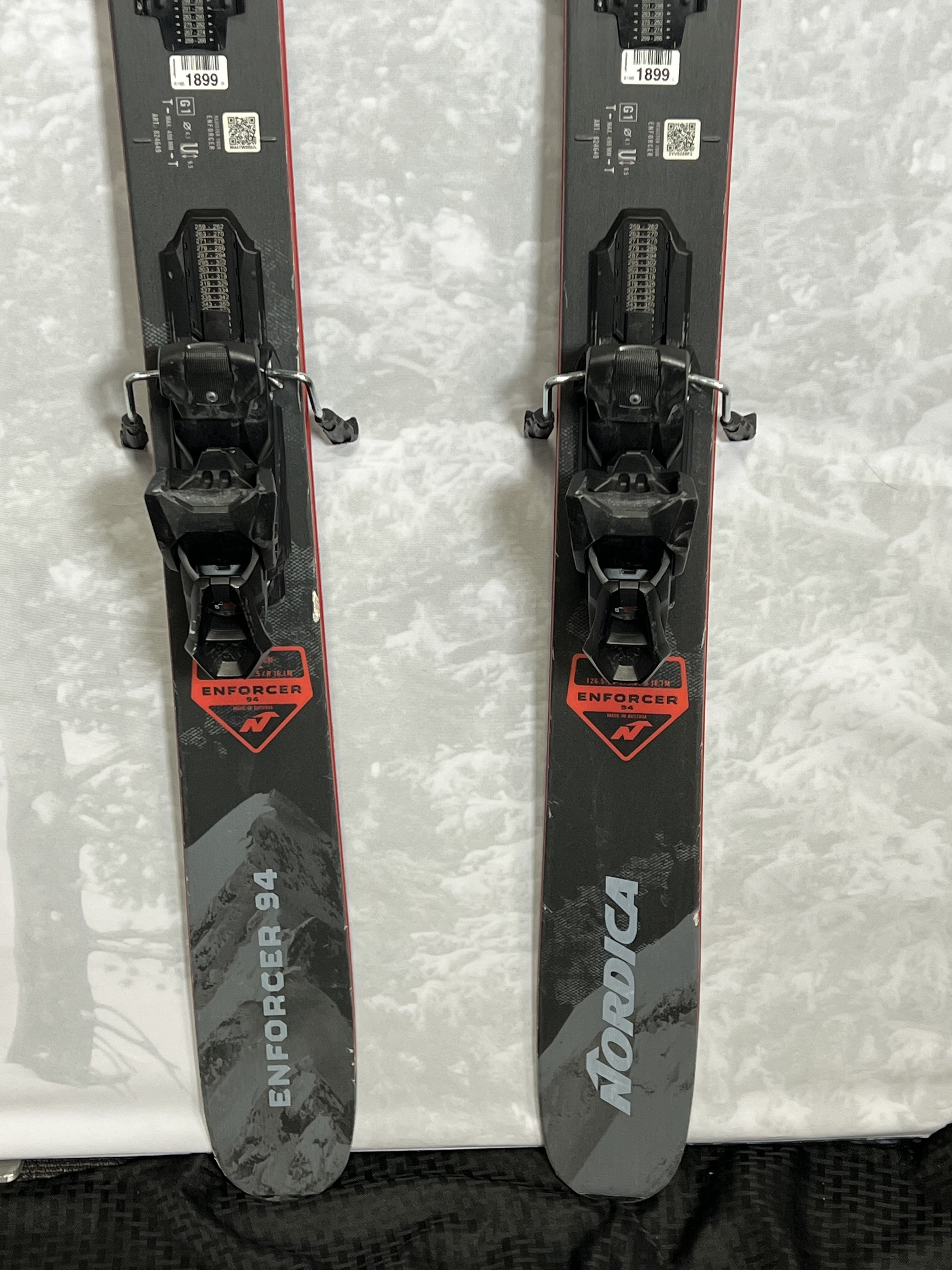 Used Nordica Enforcer 94 172 cm Skis 2025 w/Tyrolia Attack 14 Demo Bindings