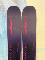 Lightly Used Elan Playmaker 111 172cm Skis w/ Tyrolia Attack LYT 13