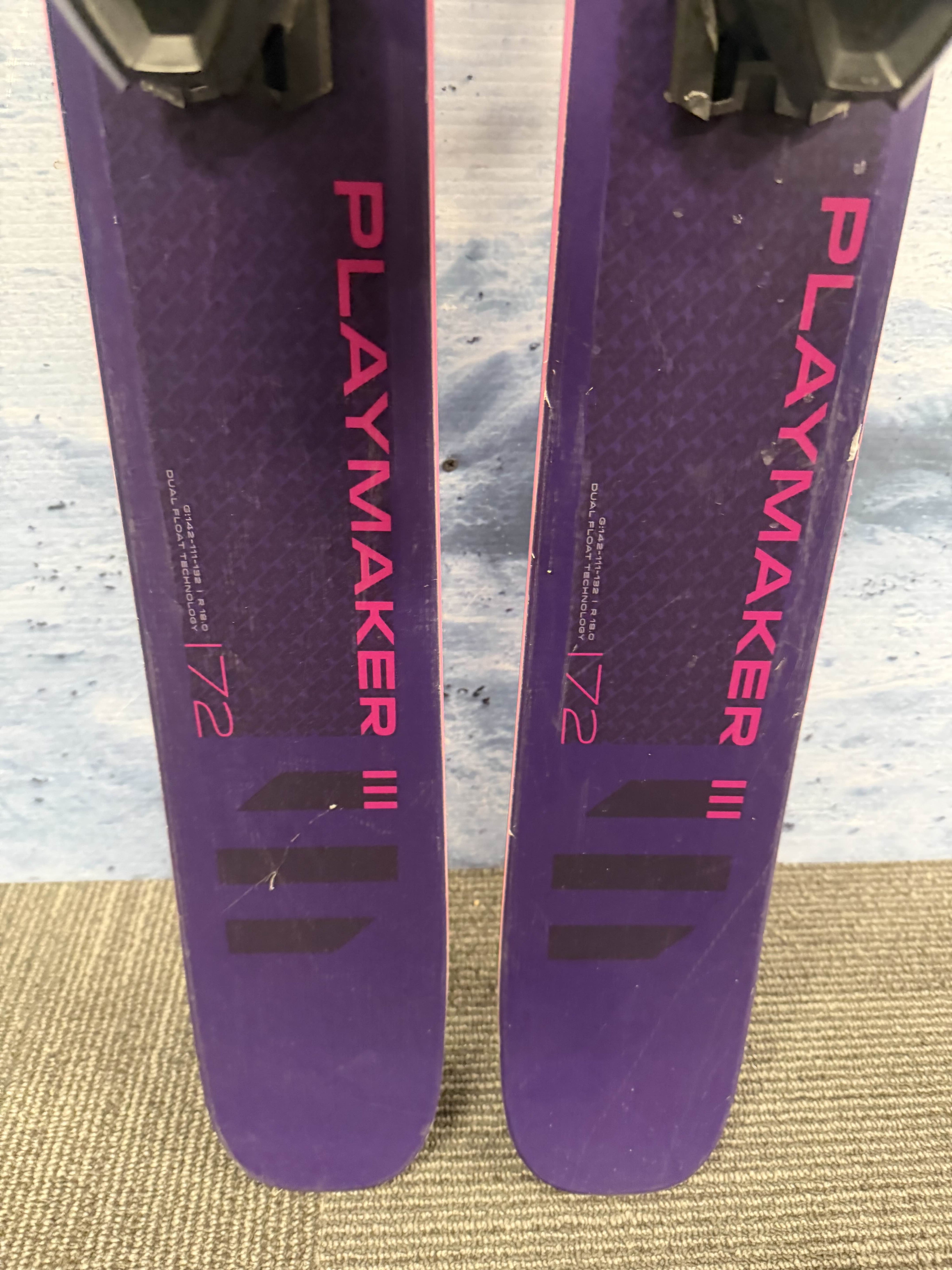 Lightly Used Elan Playmaker 111 172cm Skis w/ Tyrolia Attack LYT 13