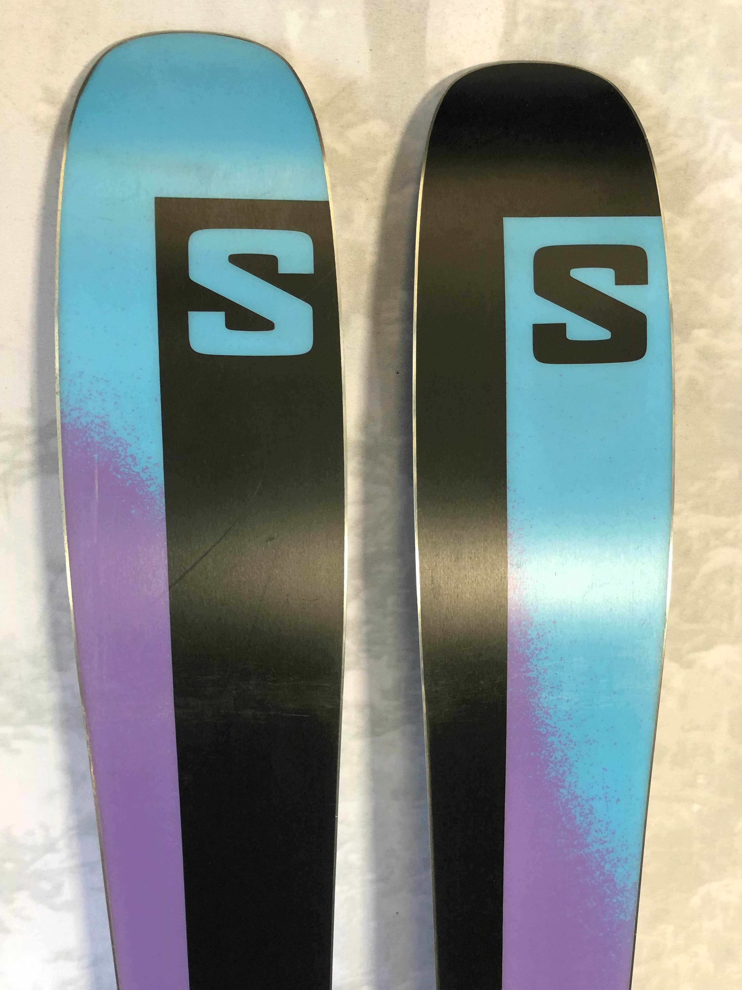 Used Salomon QST Echo 106 Skis - 157cm w/ Salomon Strive 13 Demo Binding