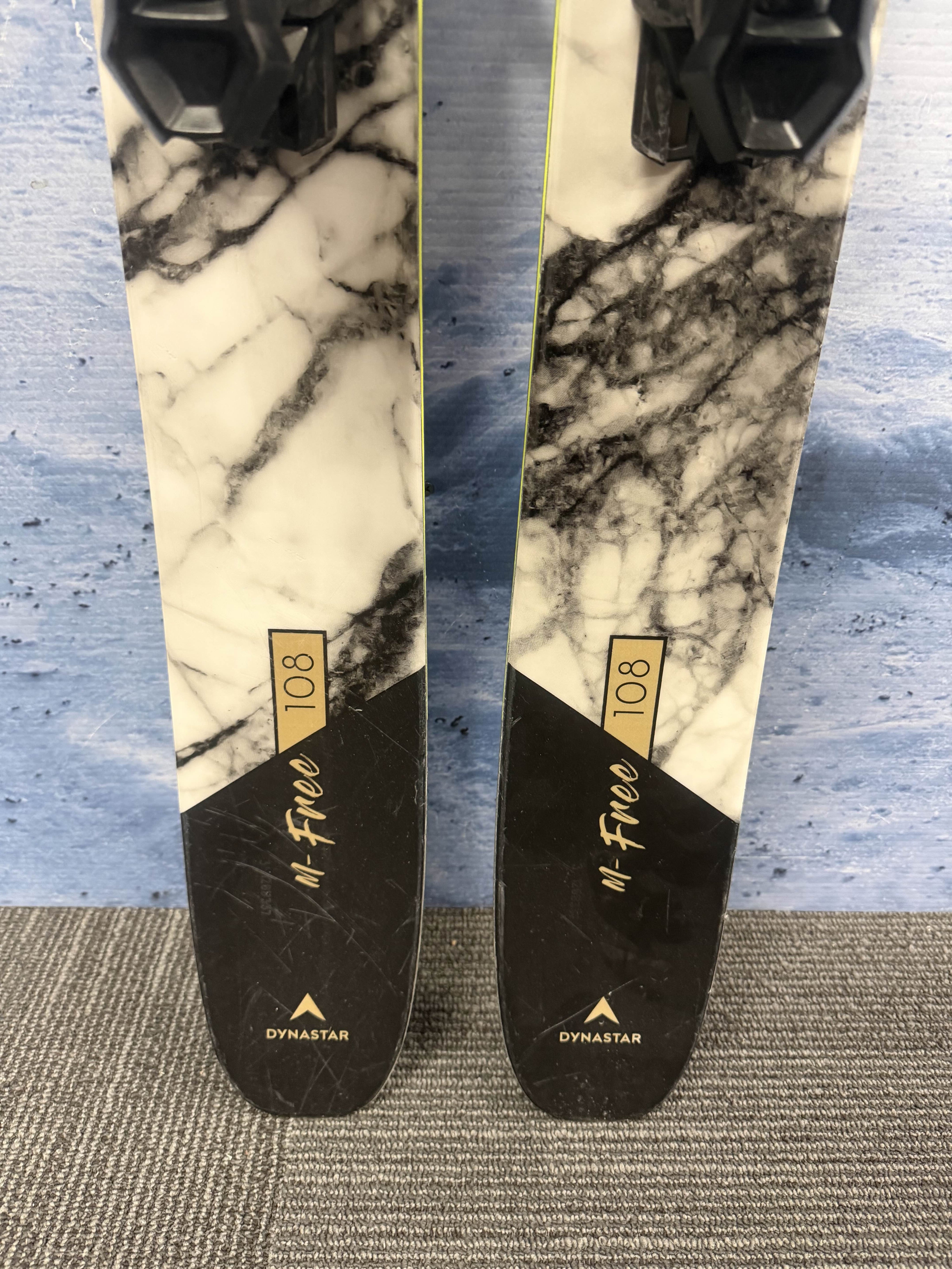 Lightly Used Dynastar M-Free 108 172cm Skis w/ Tyrolia Attack 14 Bindings