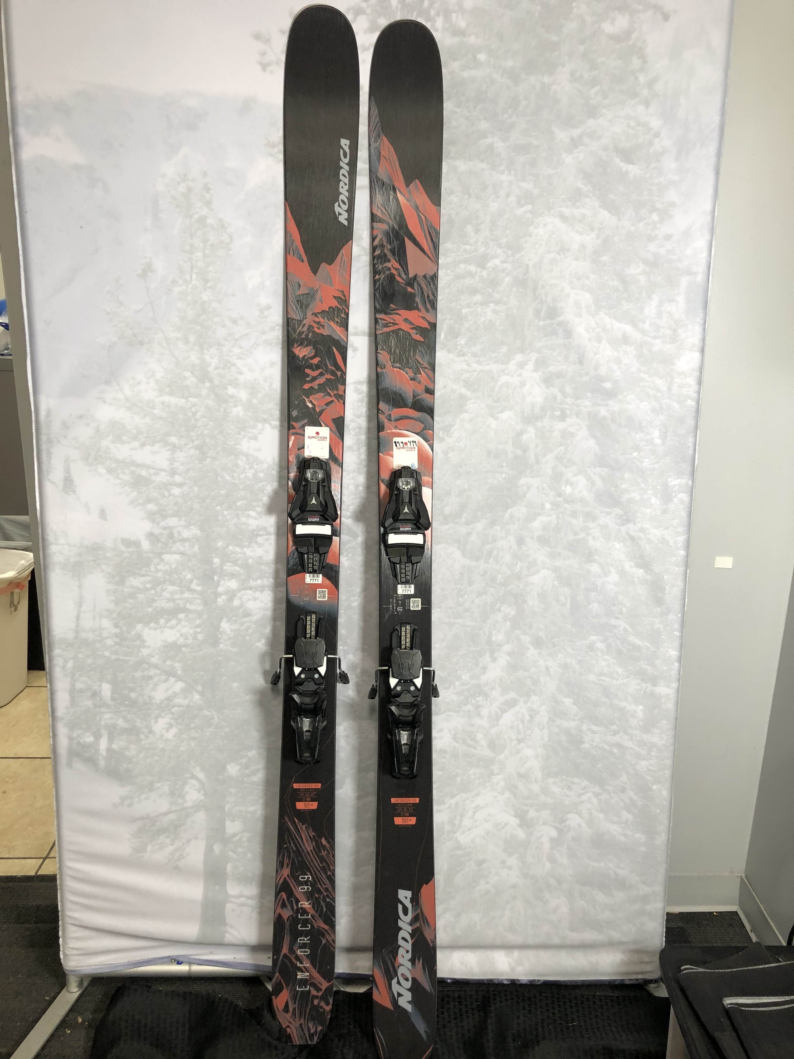 New 2025 Nordica Enforcer 99 ski 191 cm w/ Tyrolia Attack LYT 13 GW