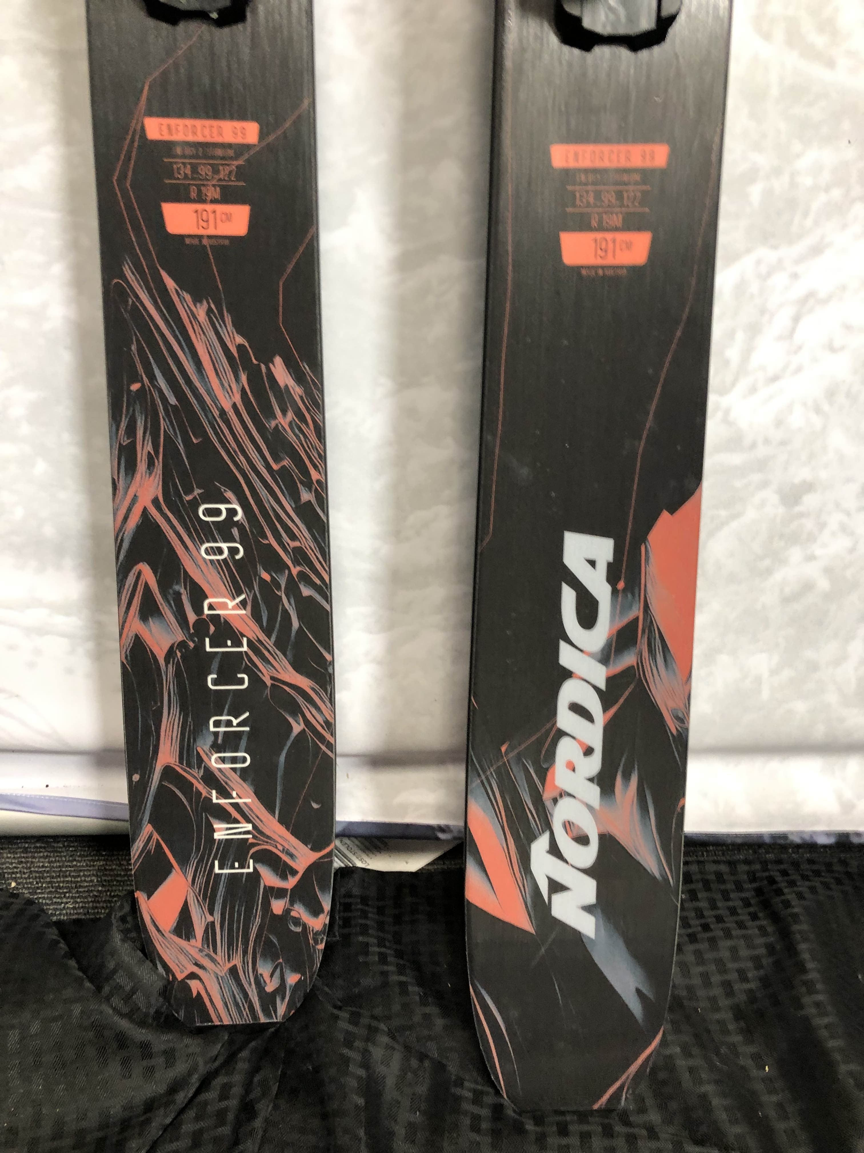 New 2025 Nordica Enforcer 99 ski 191 cm w/ Tyrolia Attack LYT 13 GW