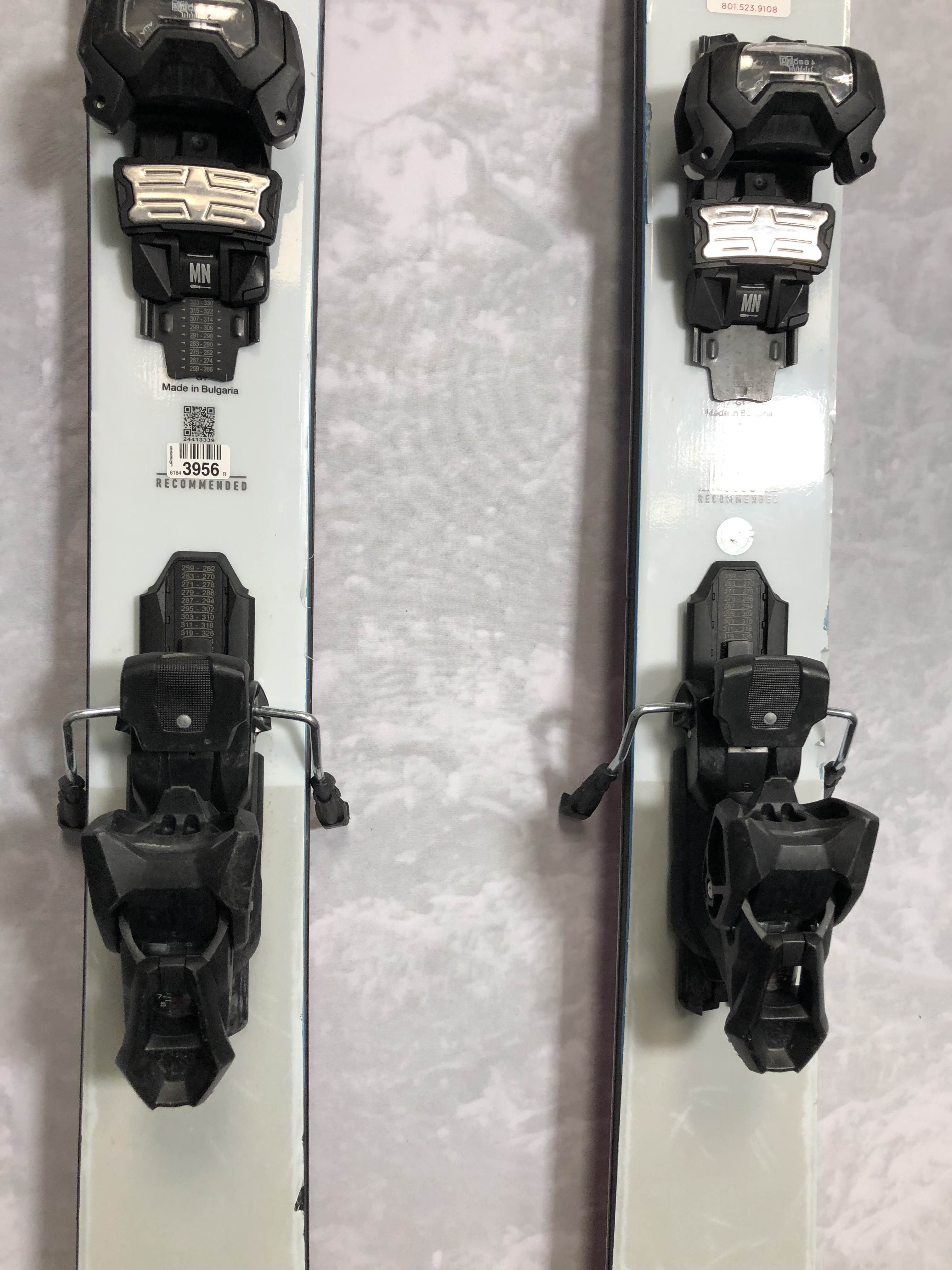 Used Salomon QST Blank Ski 186cm W/ Tyrolia Attack 14 Demo Binding