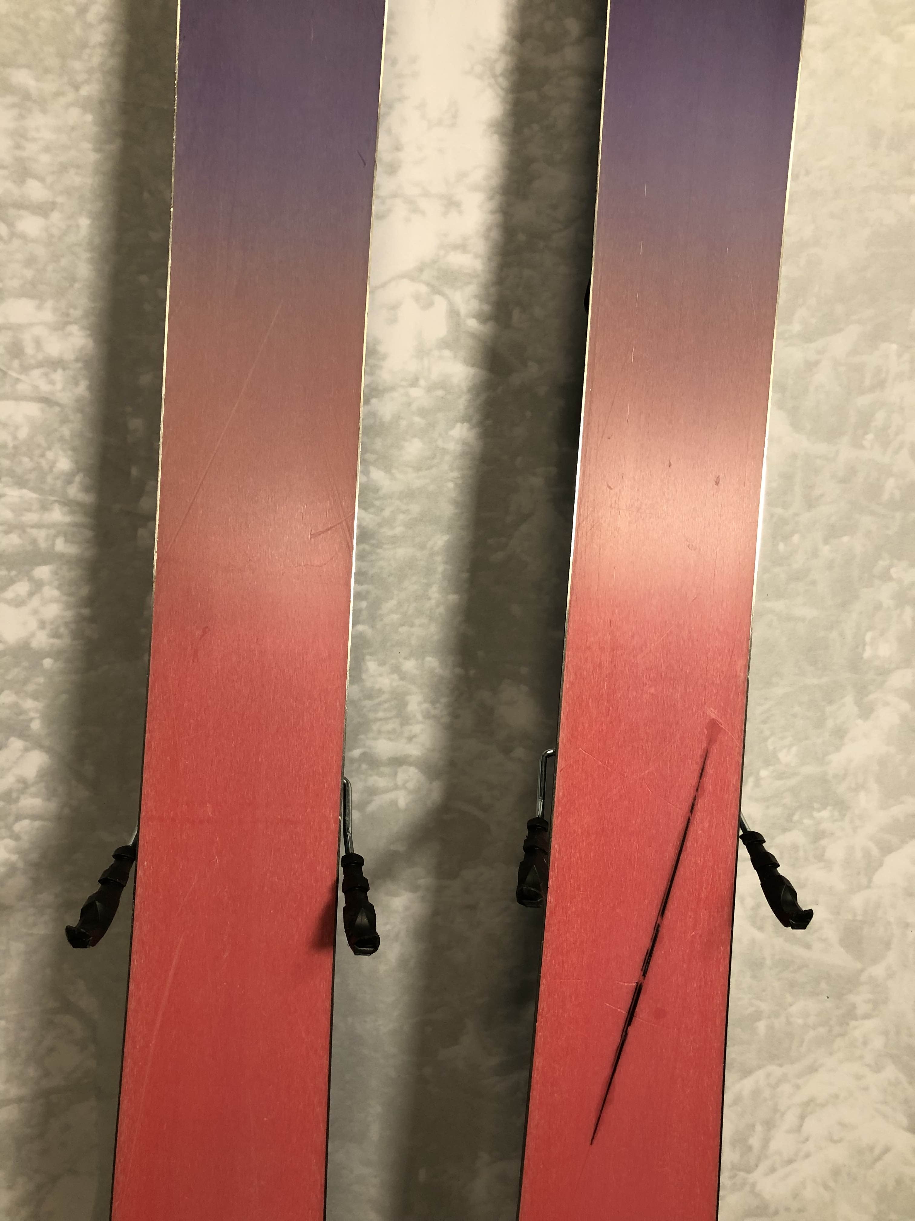 Used Salomon QST Blank Ski 186cm W/ Tyrolia Attack 14 Demo Binding