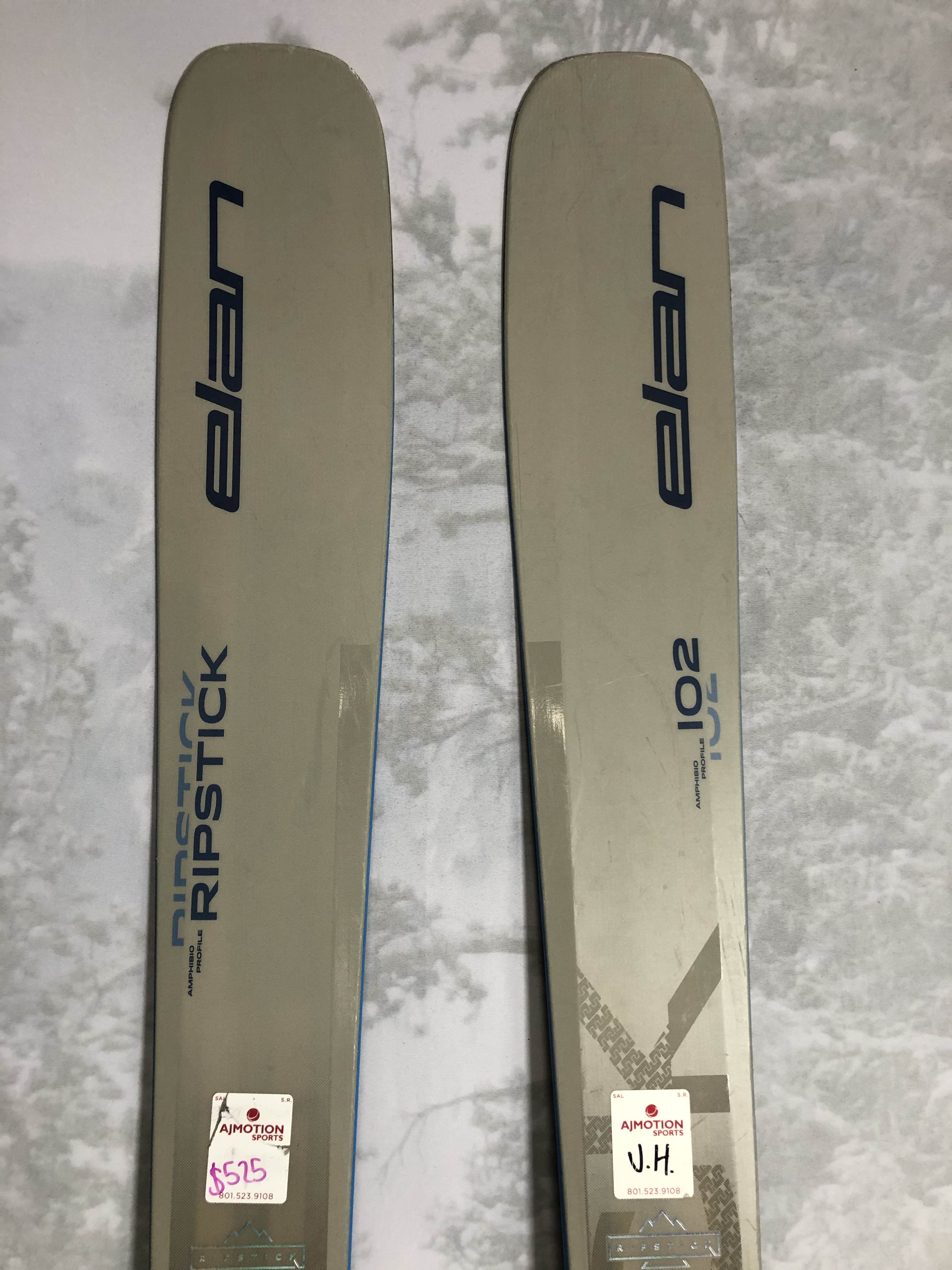 Used Elan Ripstick 102 2025 Skis 189cm w/ Atomic Strive 13 GW Demo Bindings