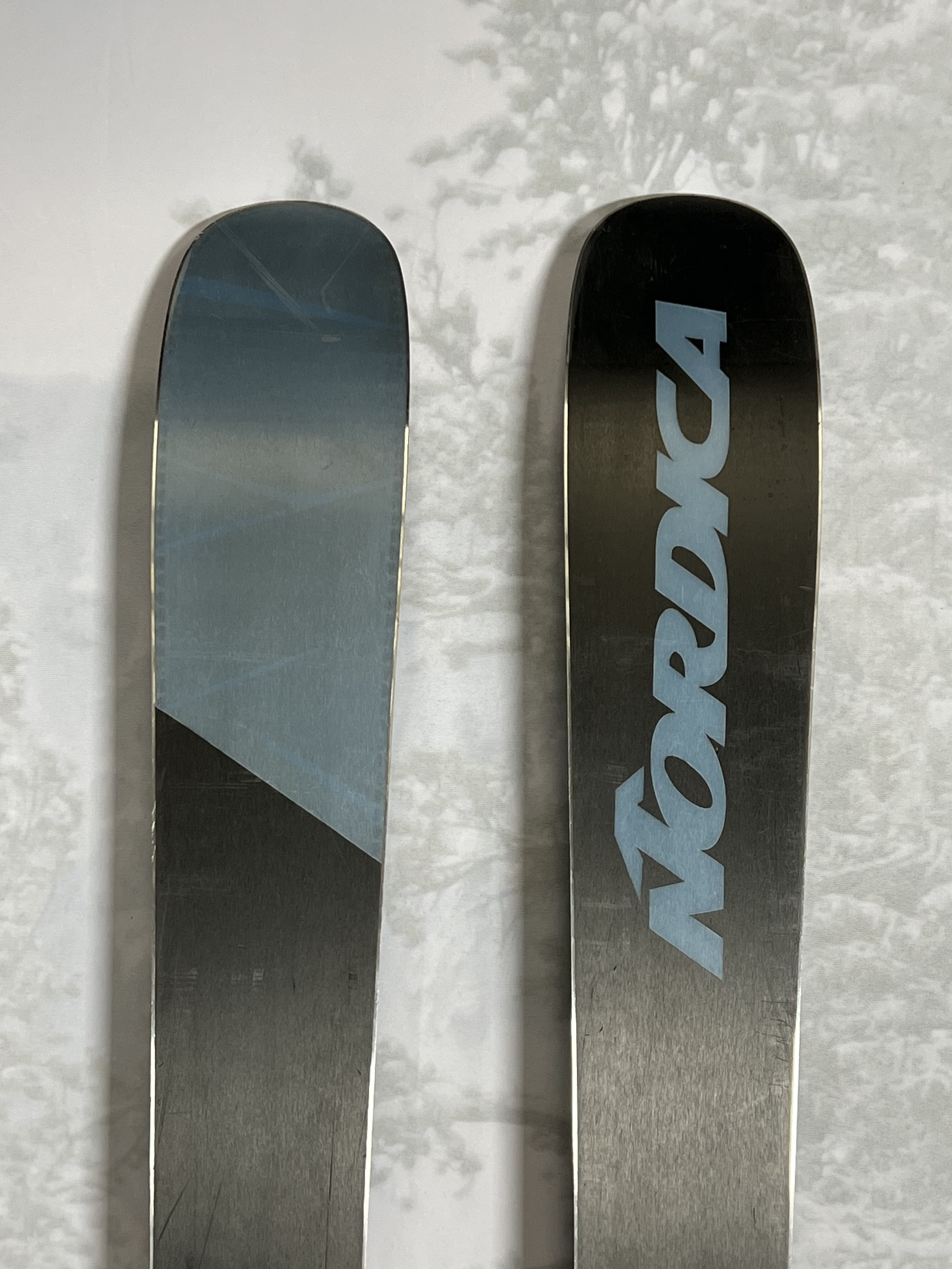 Used 2023 Nordica Unleashed 98 186cm Skis 2024 w/Tyrolia Attack 14 Demo Bindings