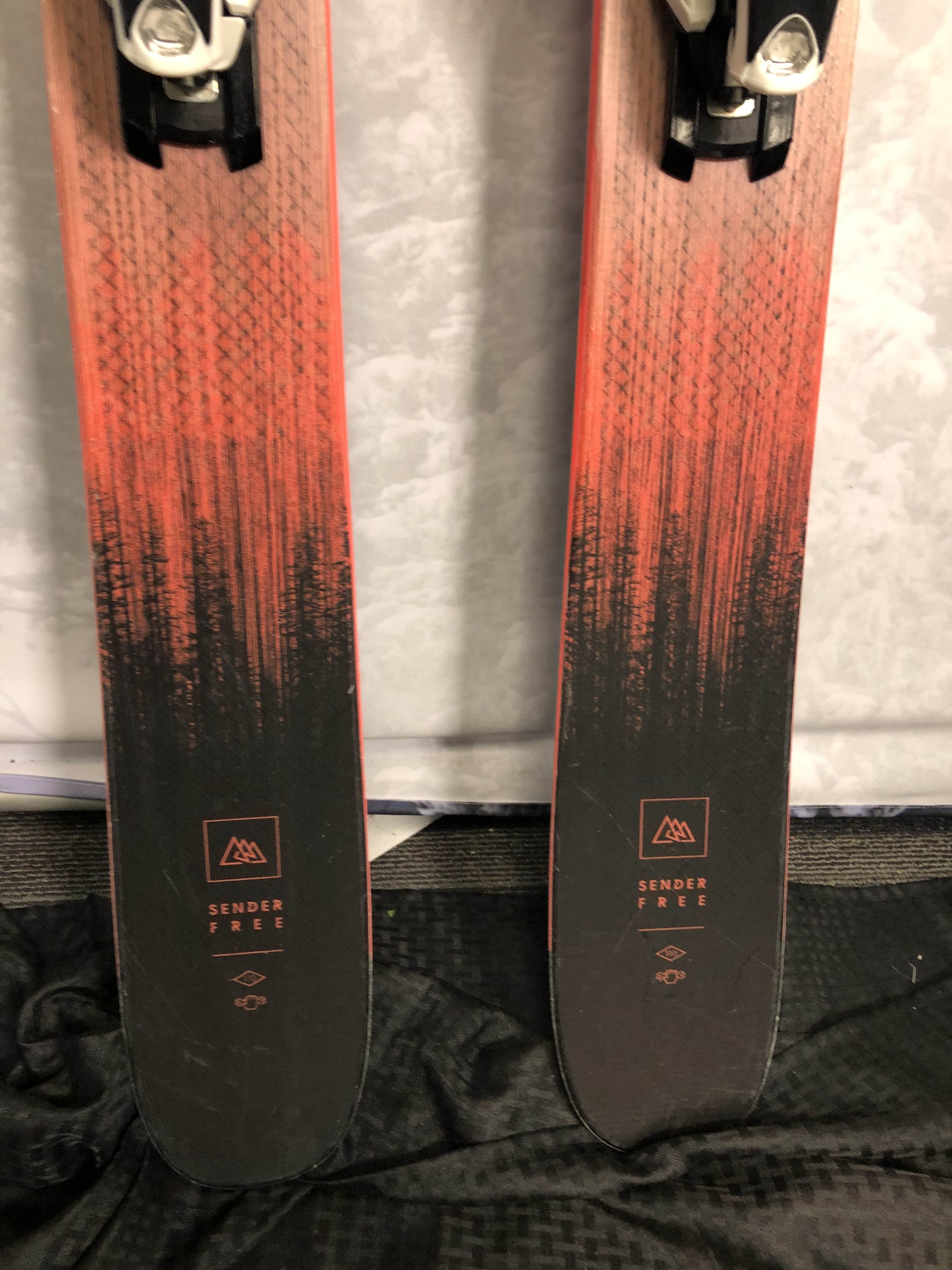 Used Rossignol Sender Free 110 Skis - 168cm w/ Look NX 12 Konnect Demo Binding