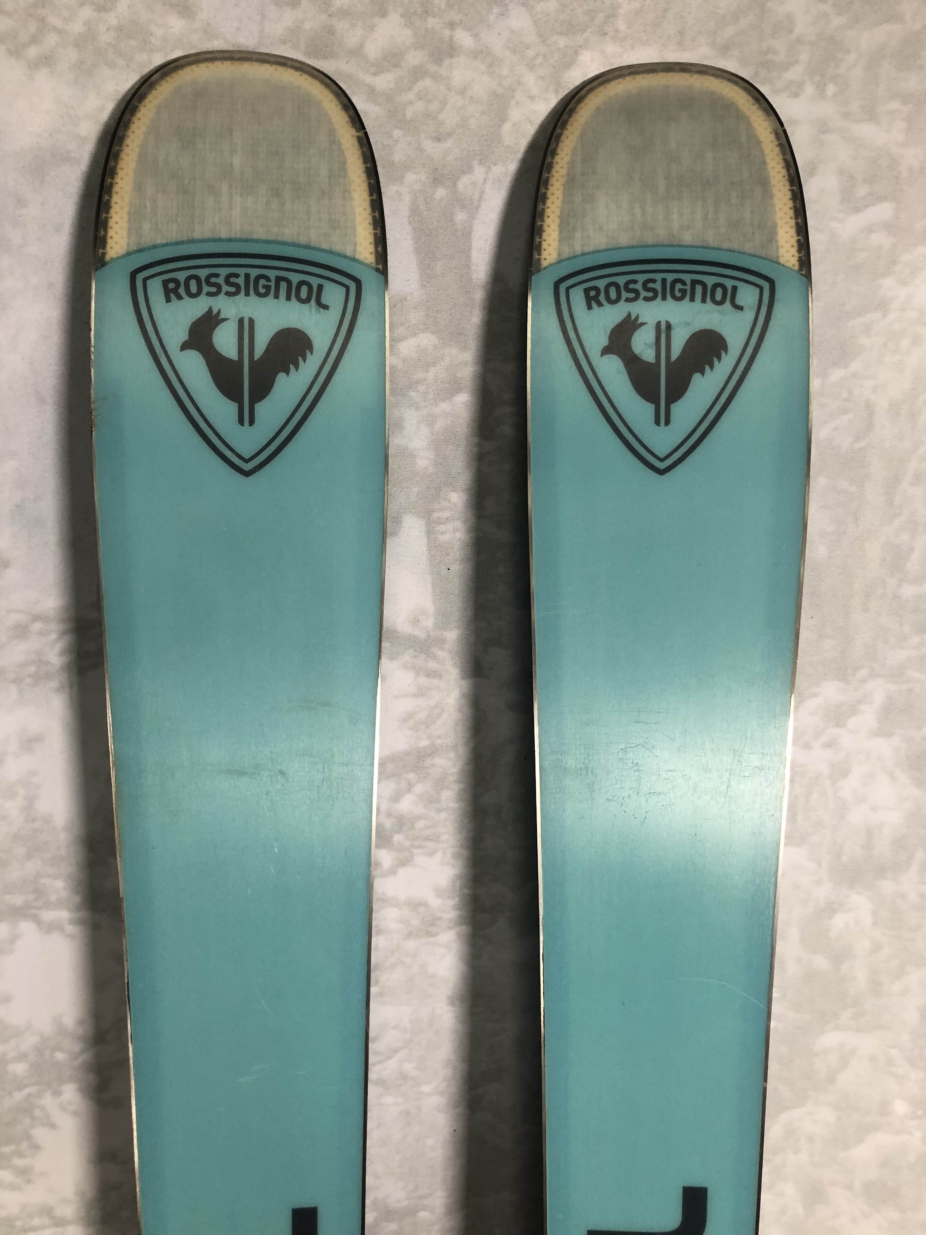 Used Rossignol Sender Free 110 Skis - 168cm w/ Look NX 12 Konnect Demo Binding