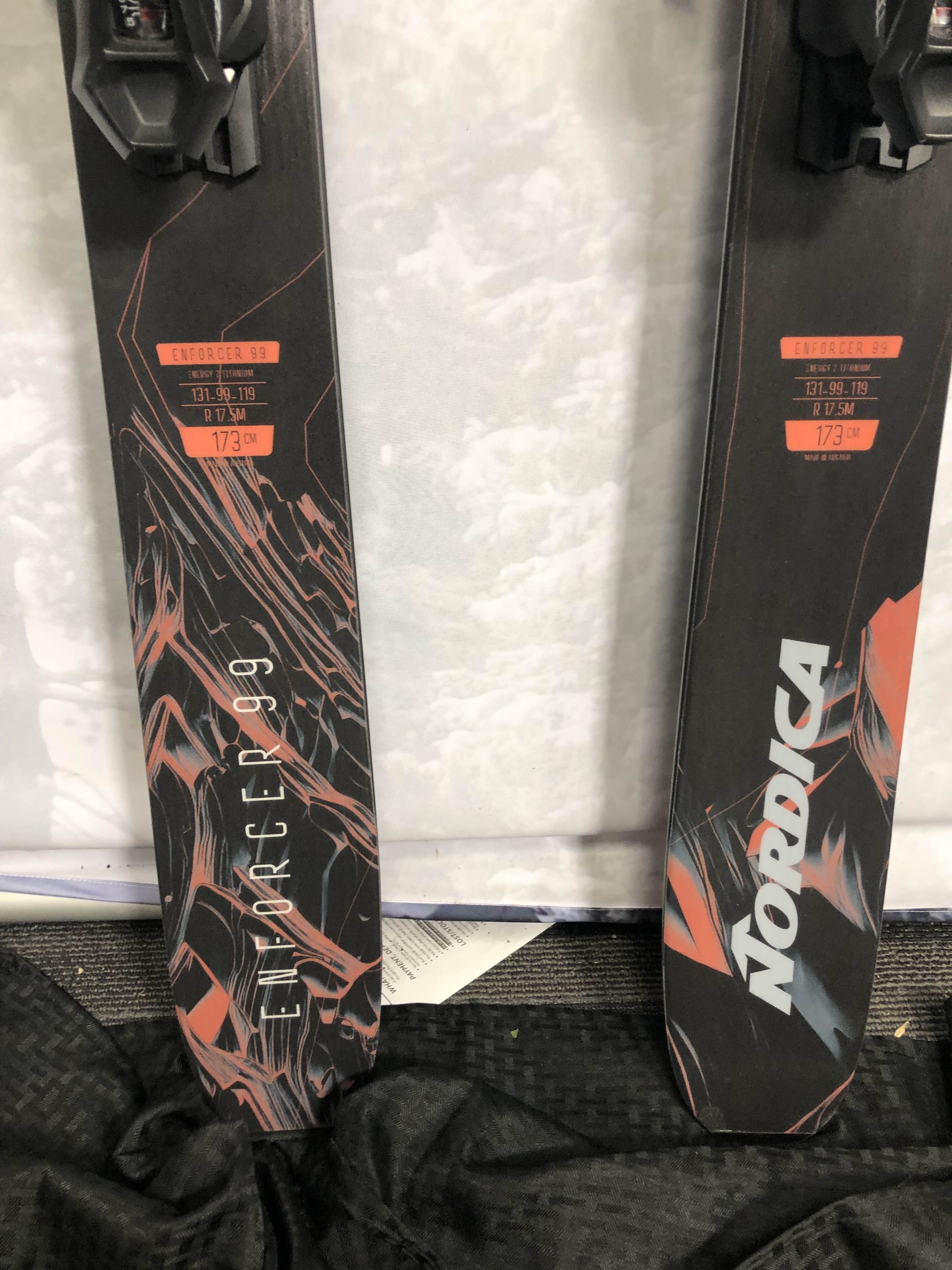 NEW Nordica Enforcer 99 173cm w/ Tyrolia Attack 13 Bindings