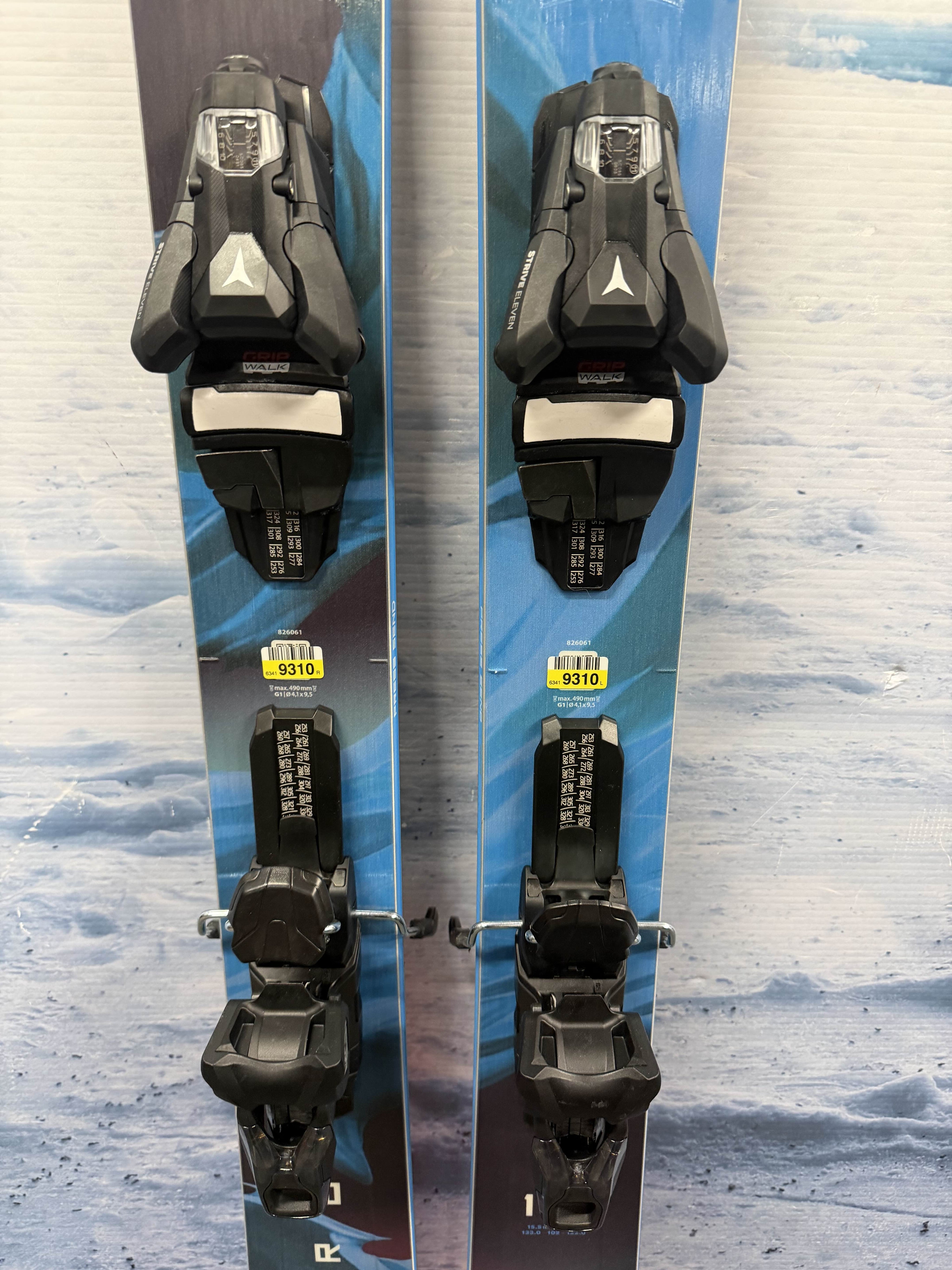 New Blizzard Rustler 10 168cm Skis w/ Atomic Strive 11 Bindings
