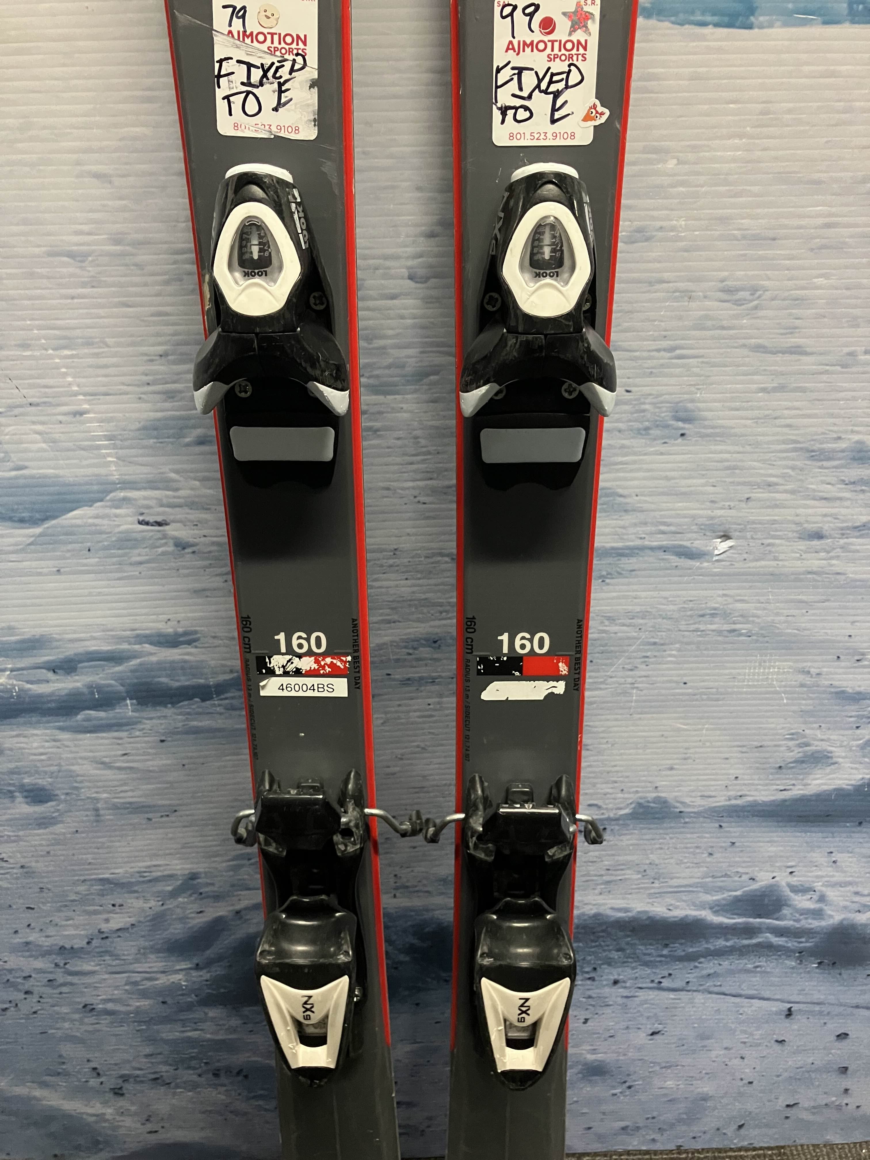 Used Rossignol Experience 74 160cm Skis w/ Look NX 9 Bindings